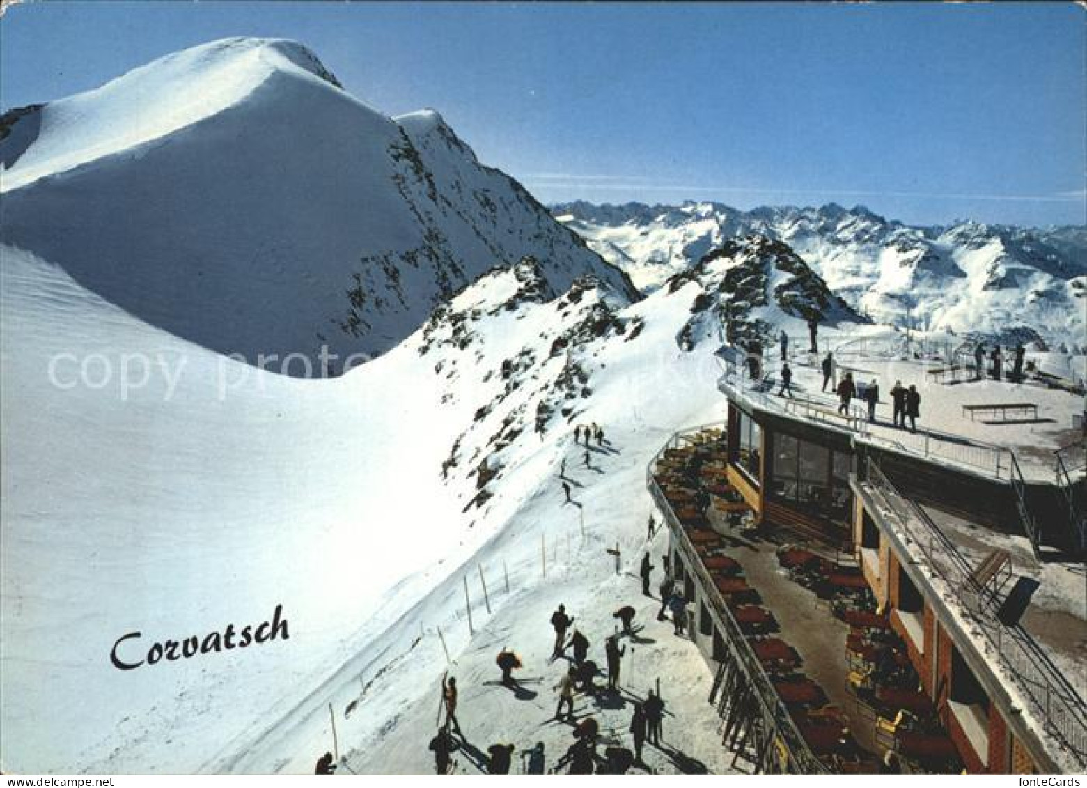 12920847 Corvatsch Silvaplana GR Endstation Der Corvatschbahn Wintersport Alpenp - Other & Unclassified