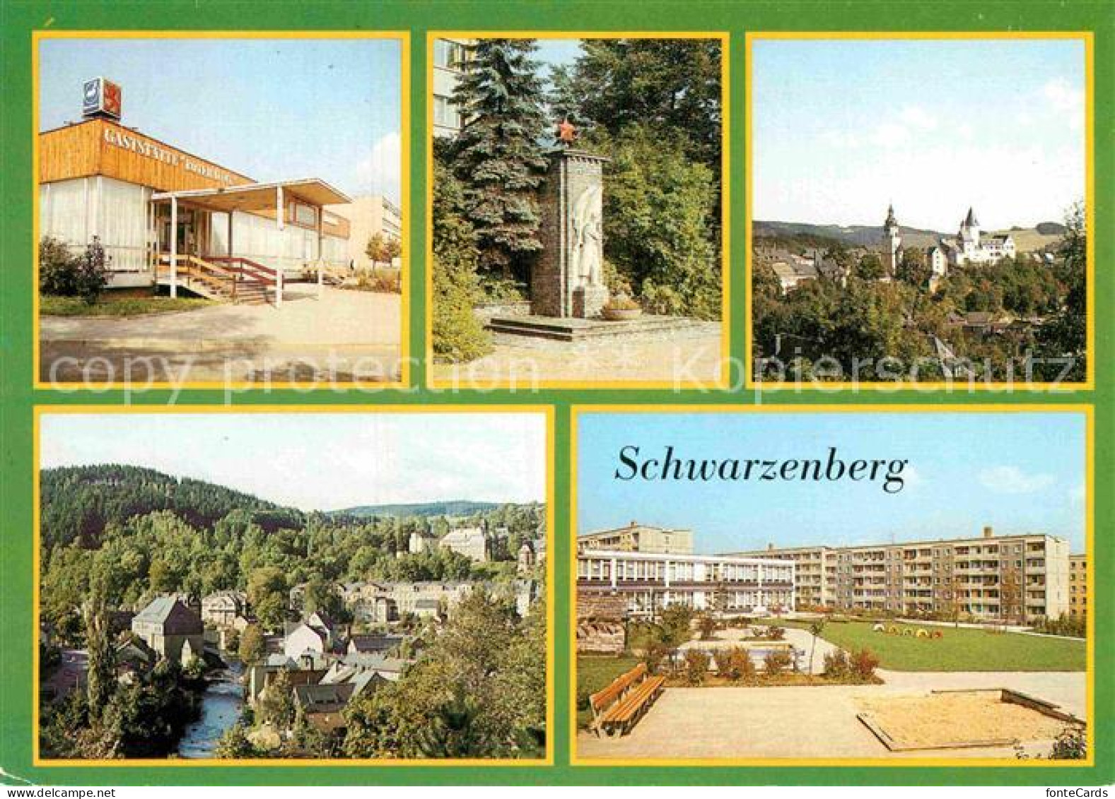 12915987 Schwarzenburg BE Ehrenmal Schloss Walter-Ulbricht-Strasse Kindergarten  - Other & Unclassified