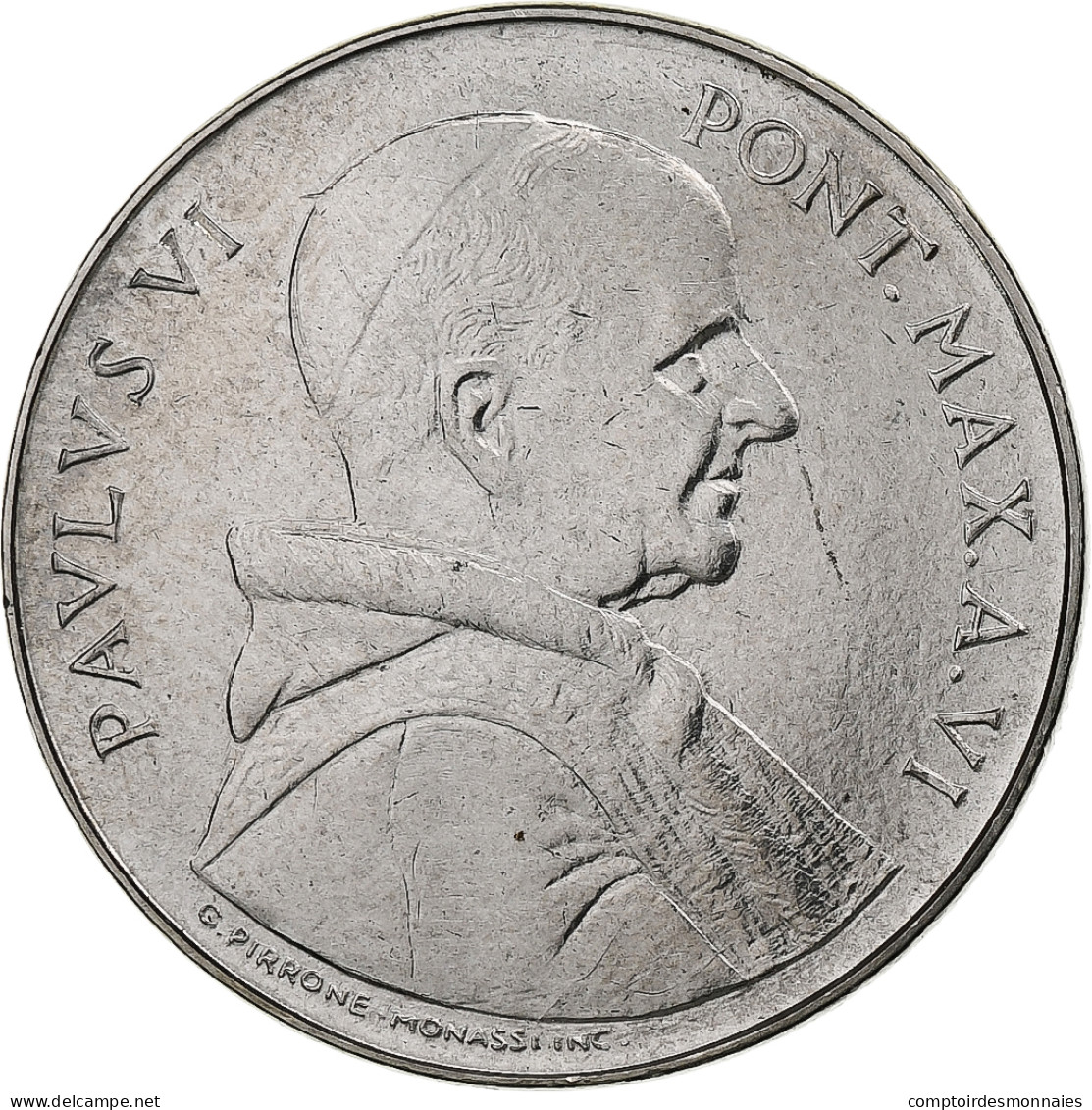 Vatican, Paul VI, 50 Lire, 1968 (Anno VI), Rome, Acier Inoxydable, SPL+, KM:105 - Vaticaanstad