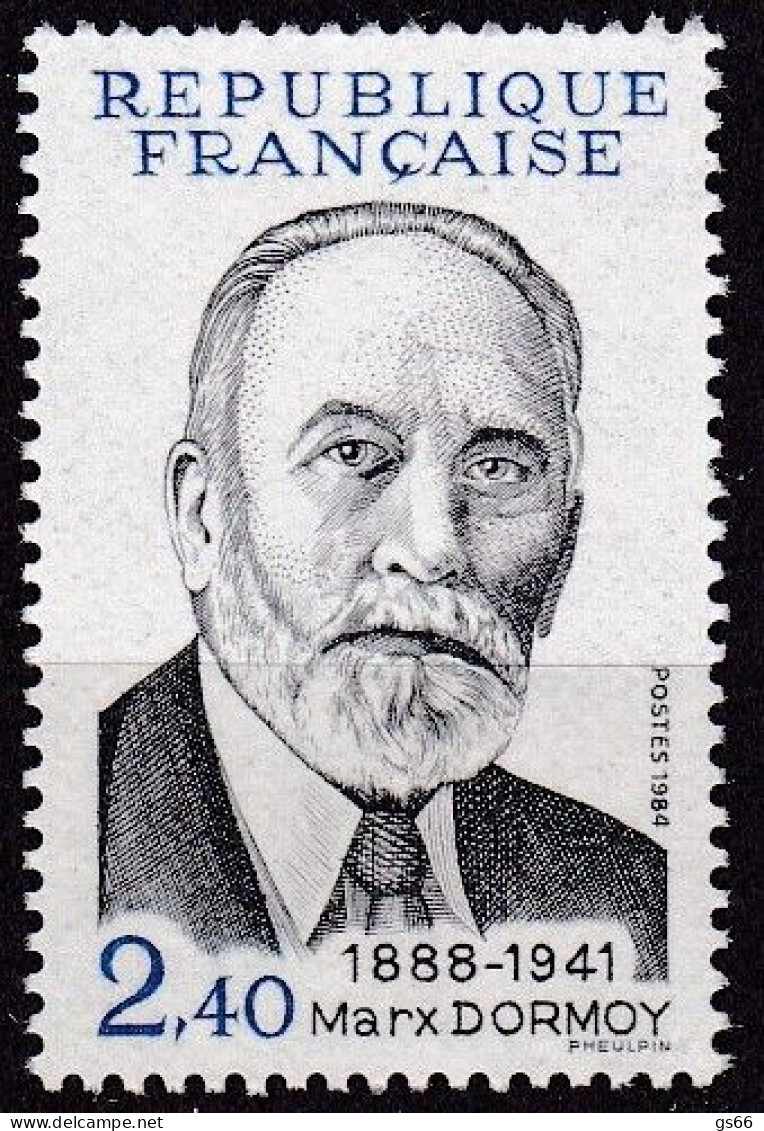 Frankreich, 1984, Mi.Nr. 2462 MNH **,  Marx Dormoy. - Unused Stamps