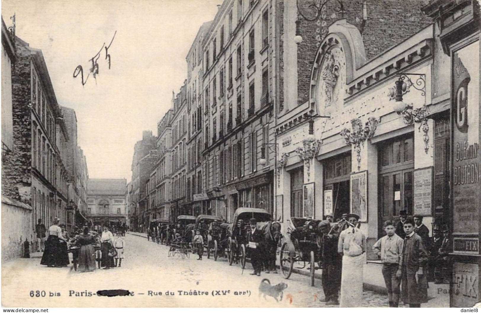 PARIS (XVème)  Rue Du Théâtre - CALECHES - Paris (15)