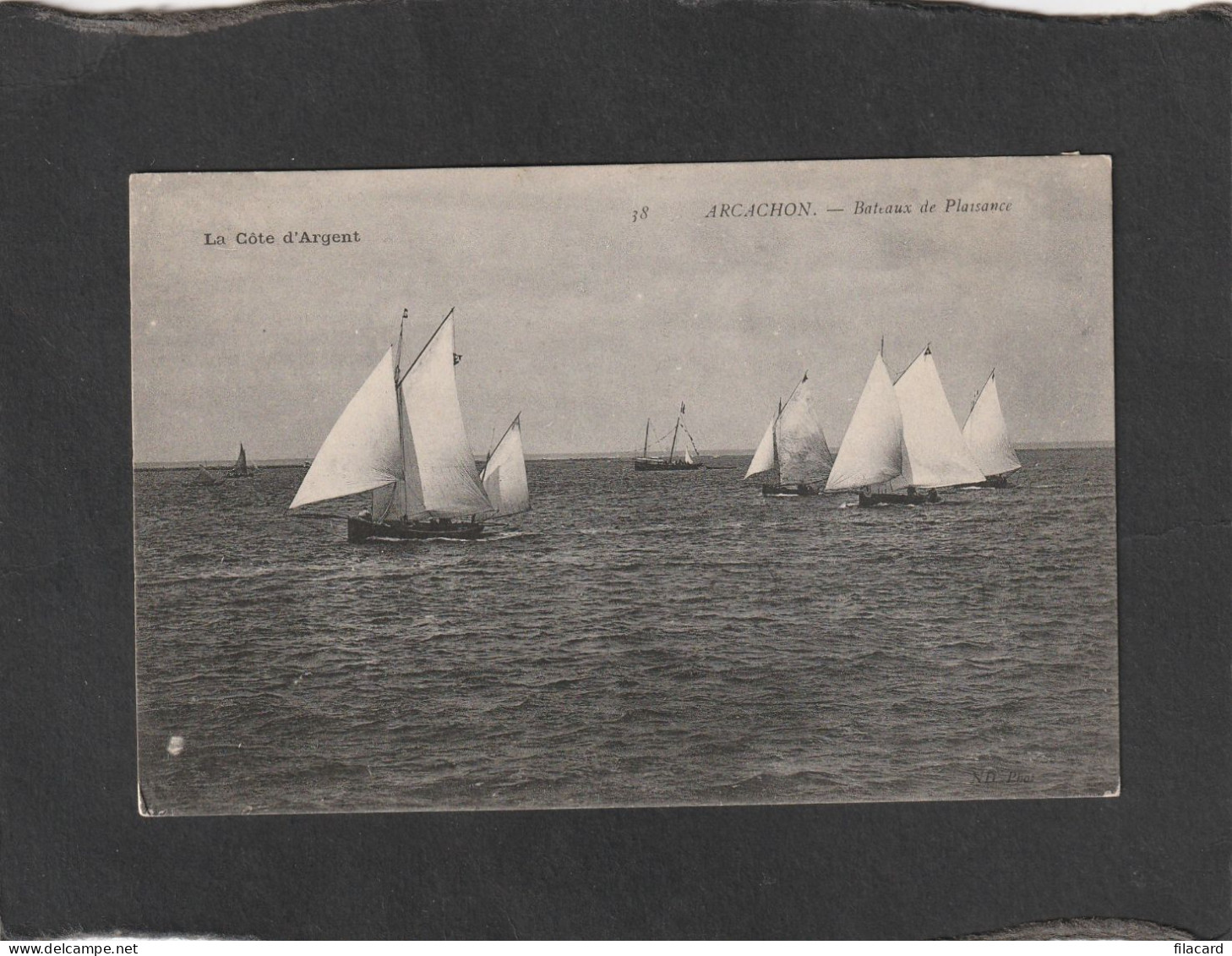 129015         Francia,   La  Cote  D"Argent,   Arcachon,  Bateaux  De  Plaisance,   VGSB   1909 - Other & Unclassified