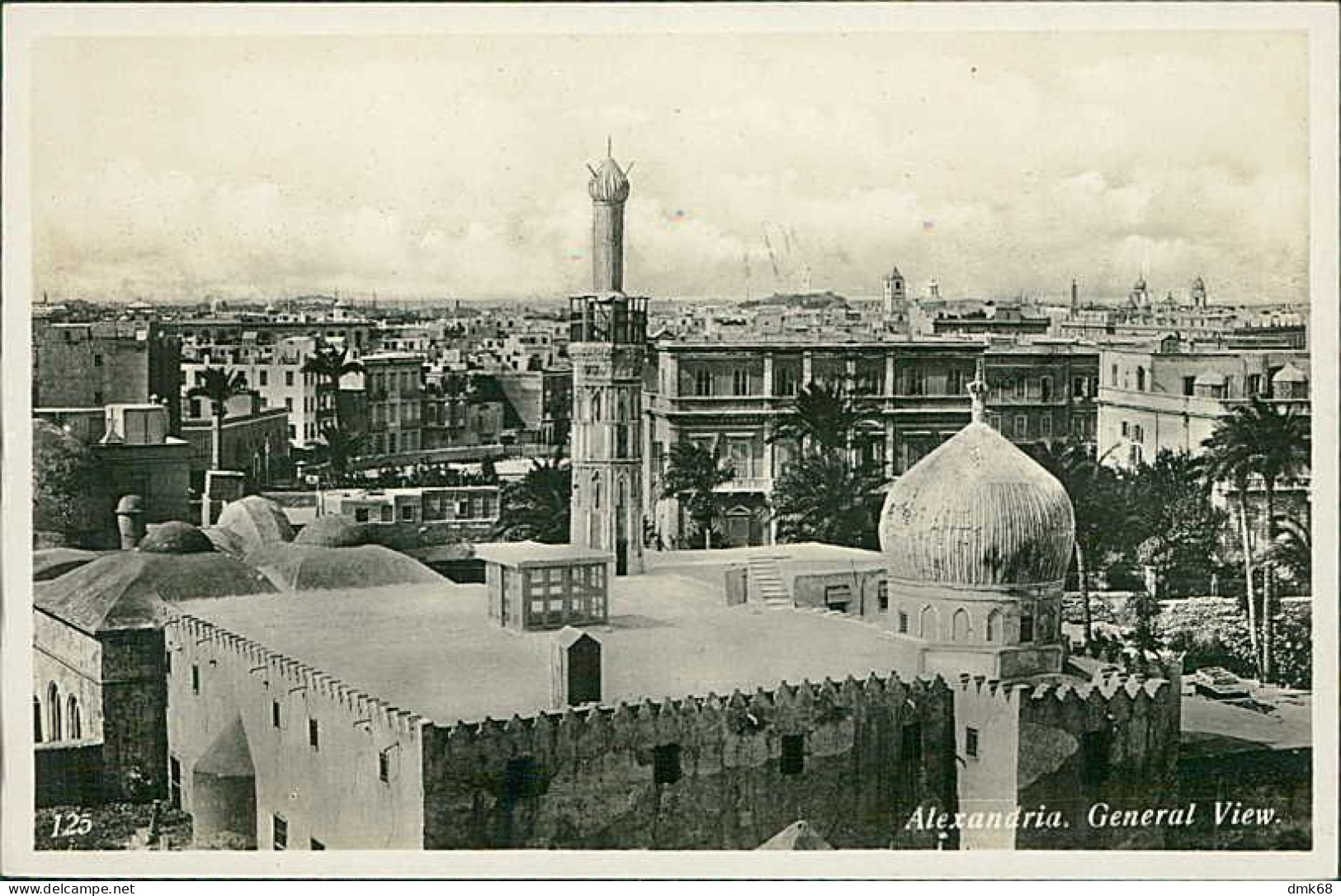 EGYPT - ALEXANDRIA / ALEXANDRIE - GENERAL VIEW - PUB. THE ORIENTAL COMMERCIAL BUREAU - RPPC  1930s (12646) - Alexandrie