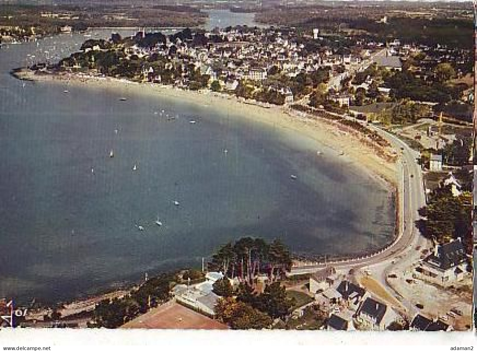 Bénodet.G136   La Grande Plage Et La Route De La Corniche - Bénodet