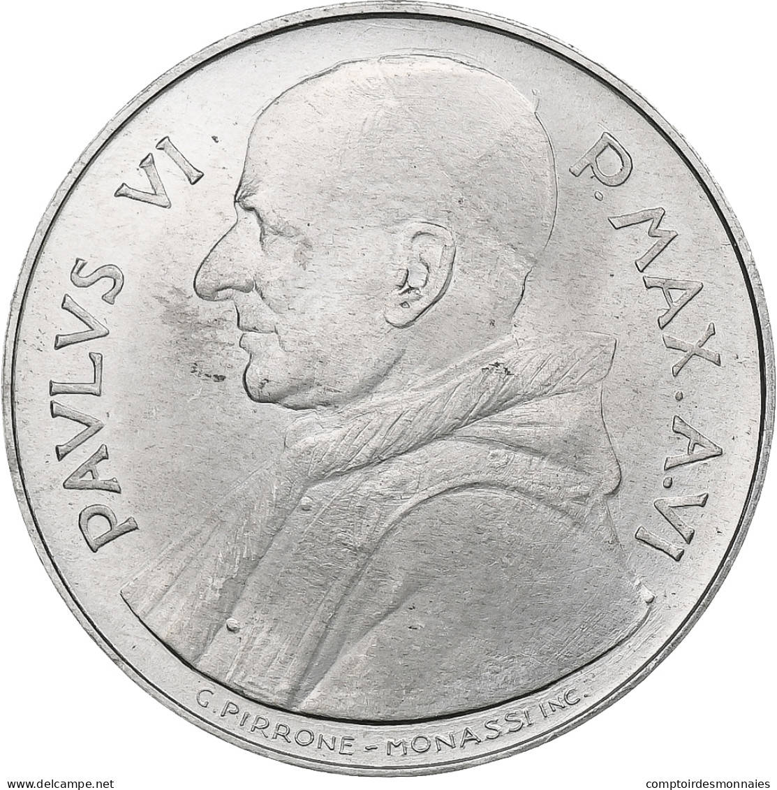 Vatican, Paul VI, 10 Lire, 1968 (Anno VI), Rome, Aluminium, SPL+, KM:103 - Vatican