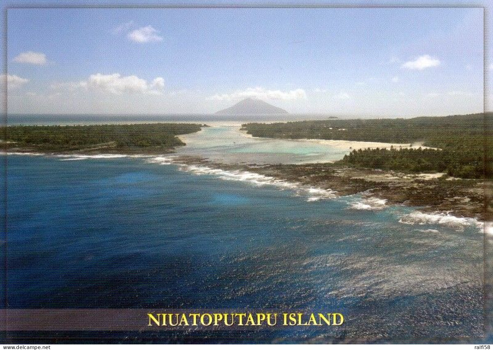 1 AK Tonga * Blick Auf Niuatoputapu Island - Im Hintergrund Die Vulkan Insel Tafahi Sie Gehört Zur Niua-Gruppe * - Tonga