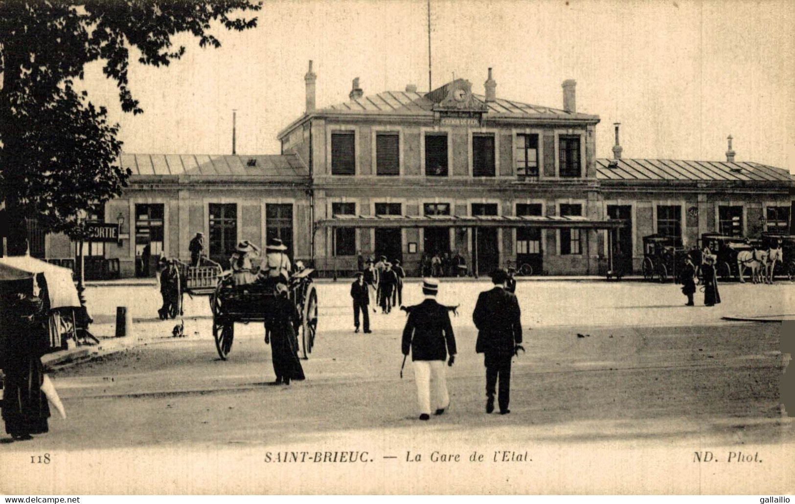 SAINT BRIEUC LA GARE DE L'ETAT - Saint-Brieuc