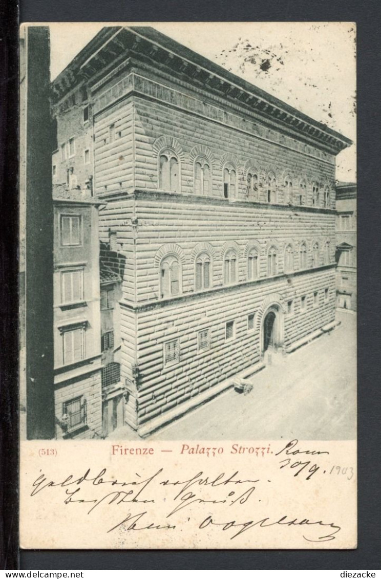 AK Florenz 1903 Palazzo Strozzi (PK0841 - Andere & Zonder Classificatie