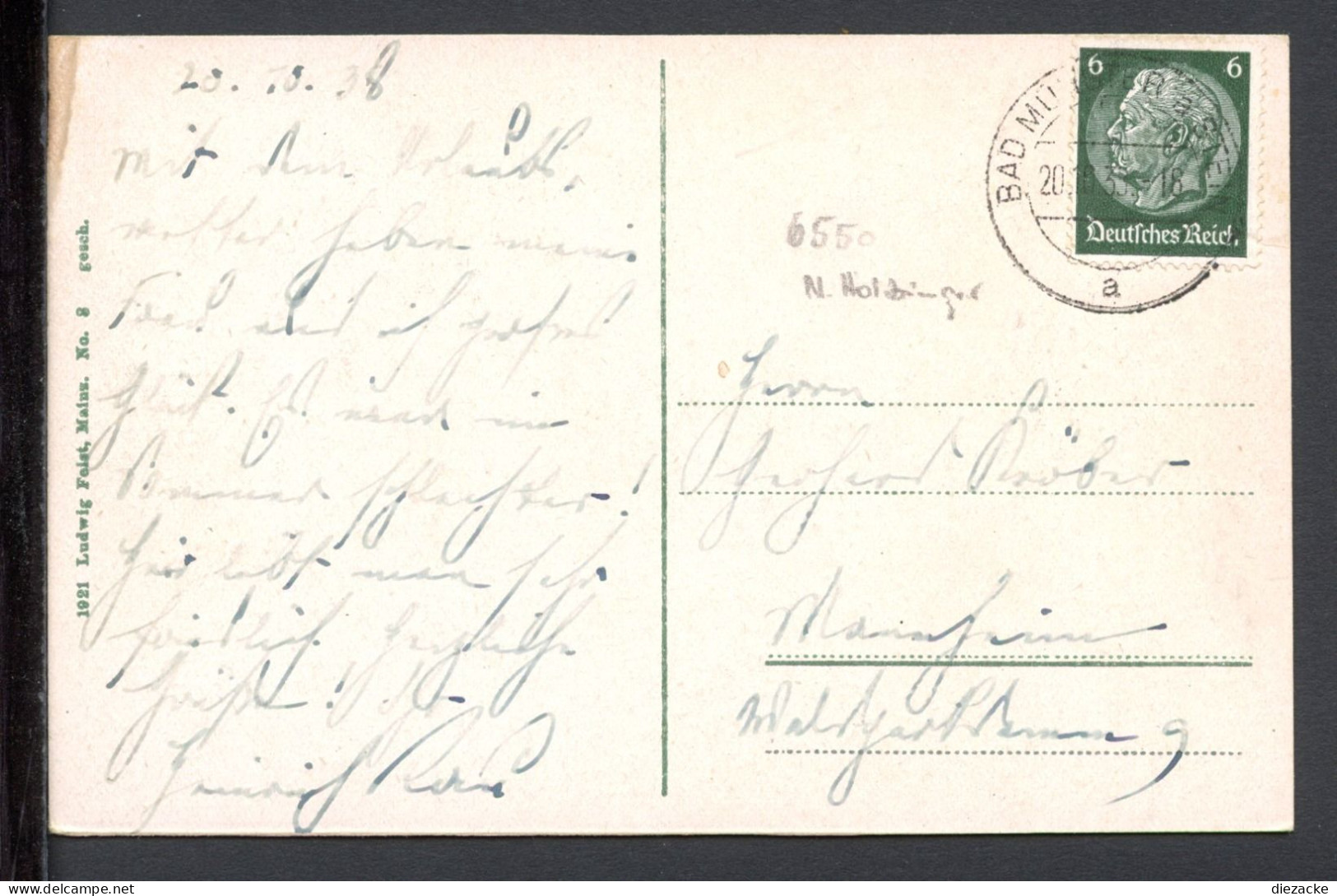 AK Bad Kreuznach 1938 Elisabethquelle (PK0845 - Other & Unclassified