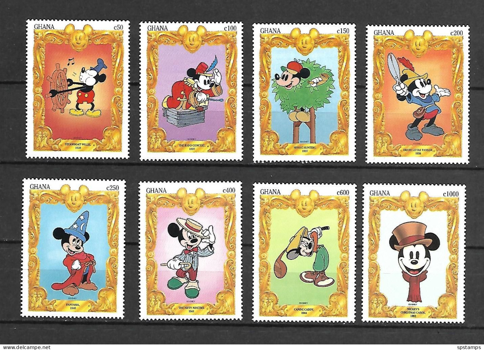 Disney Set Ghana 1994 Mickey Mouse MNH - Disney