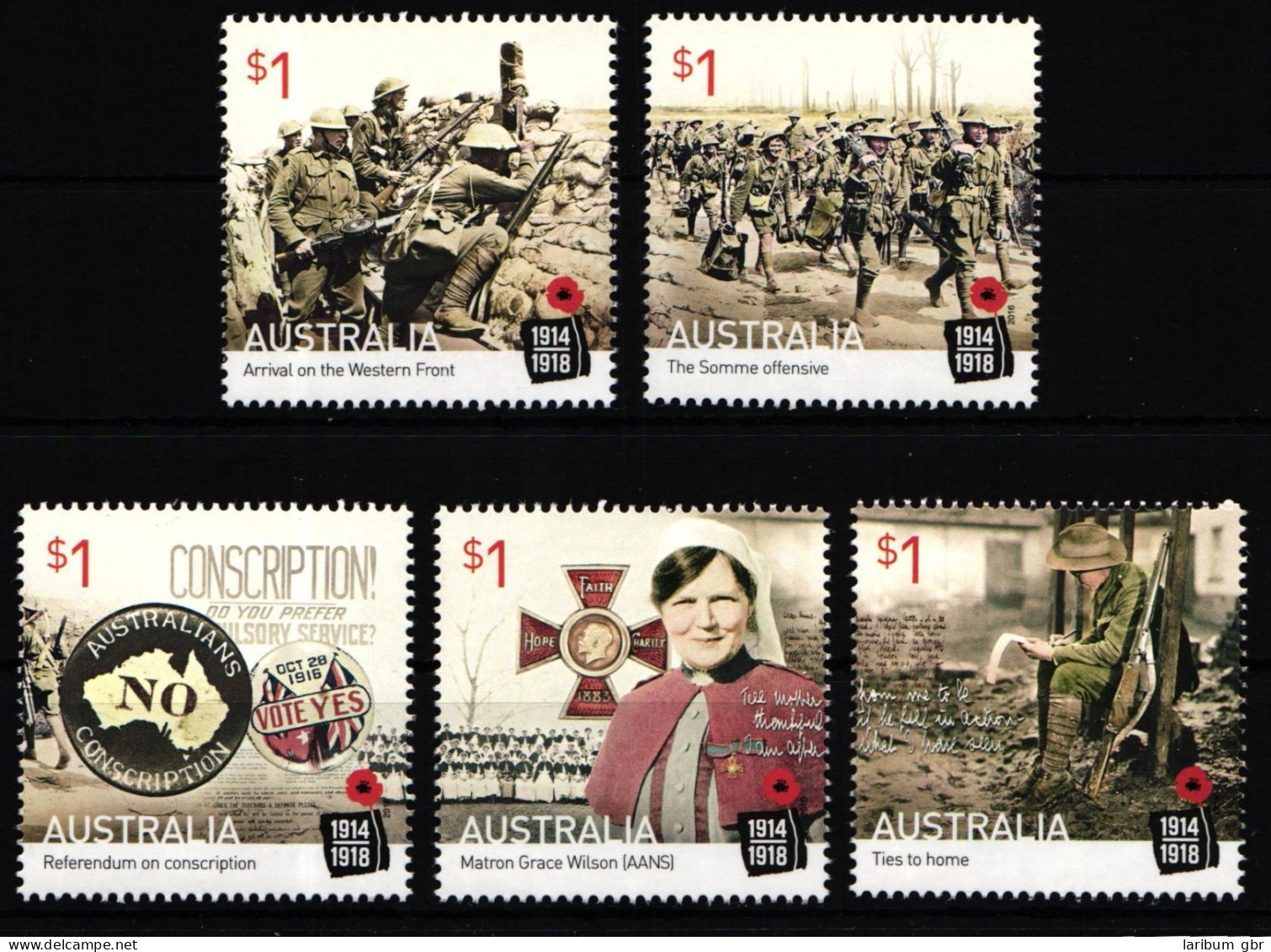 Australien 4487-4491 Postfrisch #KN949 - Altri & Non Classificati