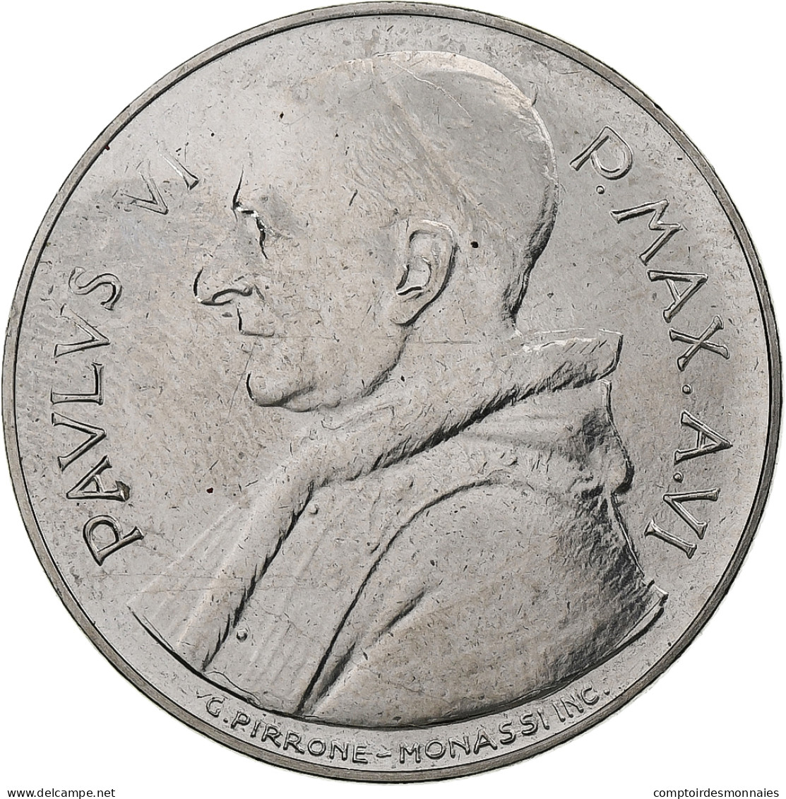 Vatican, Paul VI, 100 Lire, 1968 (Anno VI), Rome, Acier Inoxydable, SPL+, KM:106 - Vatikan