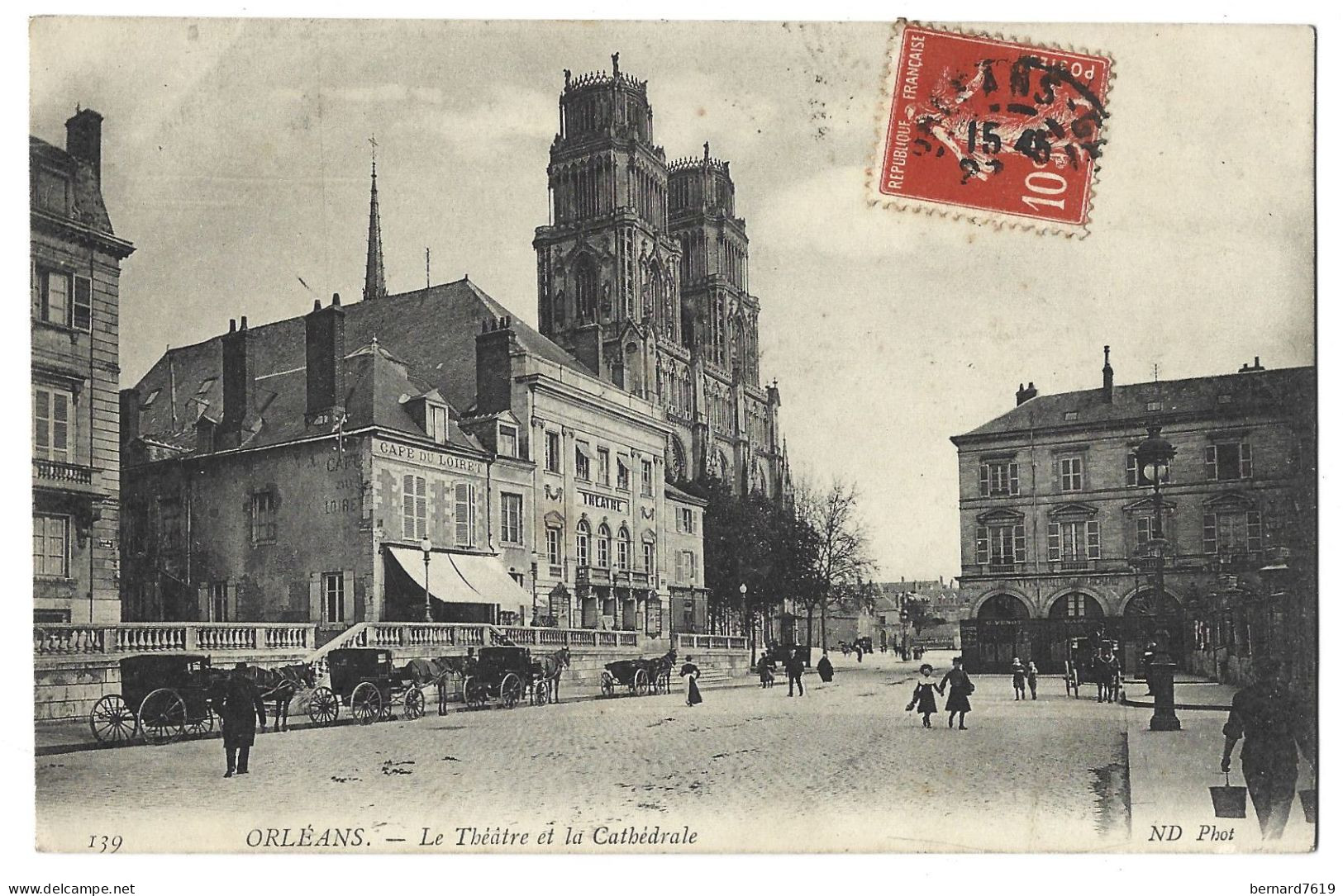45 Orleans - Le Theatre Et La Cathedrale - Orleans