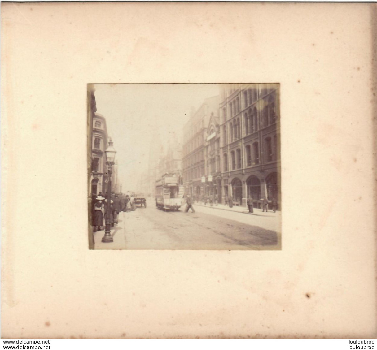 LIVERPOOL DALE STREET  FIN 19e PHOTO ORIGINALE SUR CARTON 16 X 14 CM FORMAT PHOTO 8.50 X 7 CM - Alte (vor 1900)