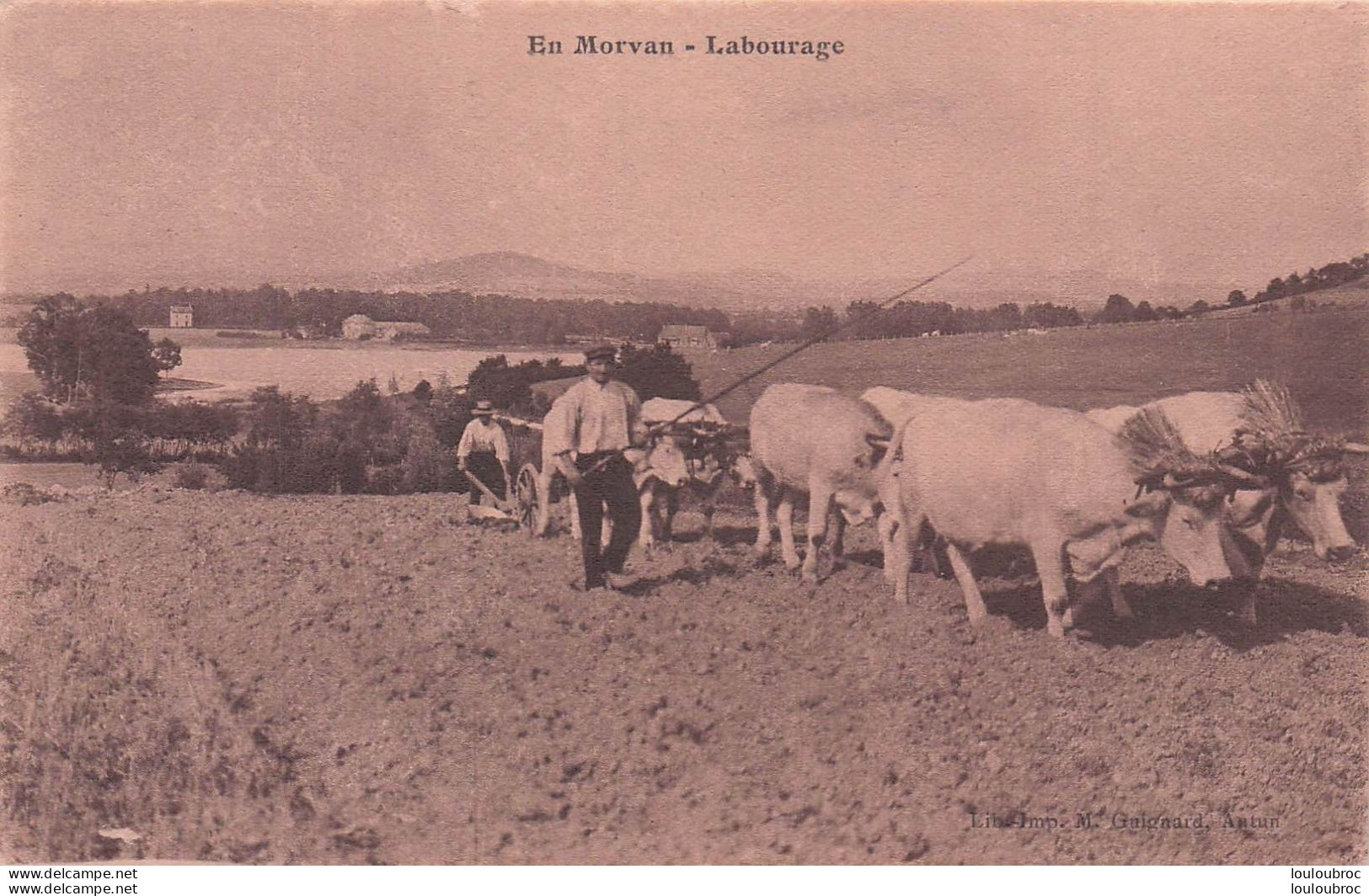 EN MORVAN LABOURAGE EDITION GUIGNARD - Sonstige & Ohne Zuordnung