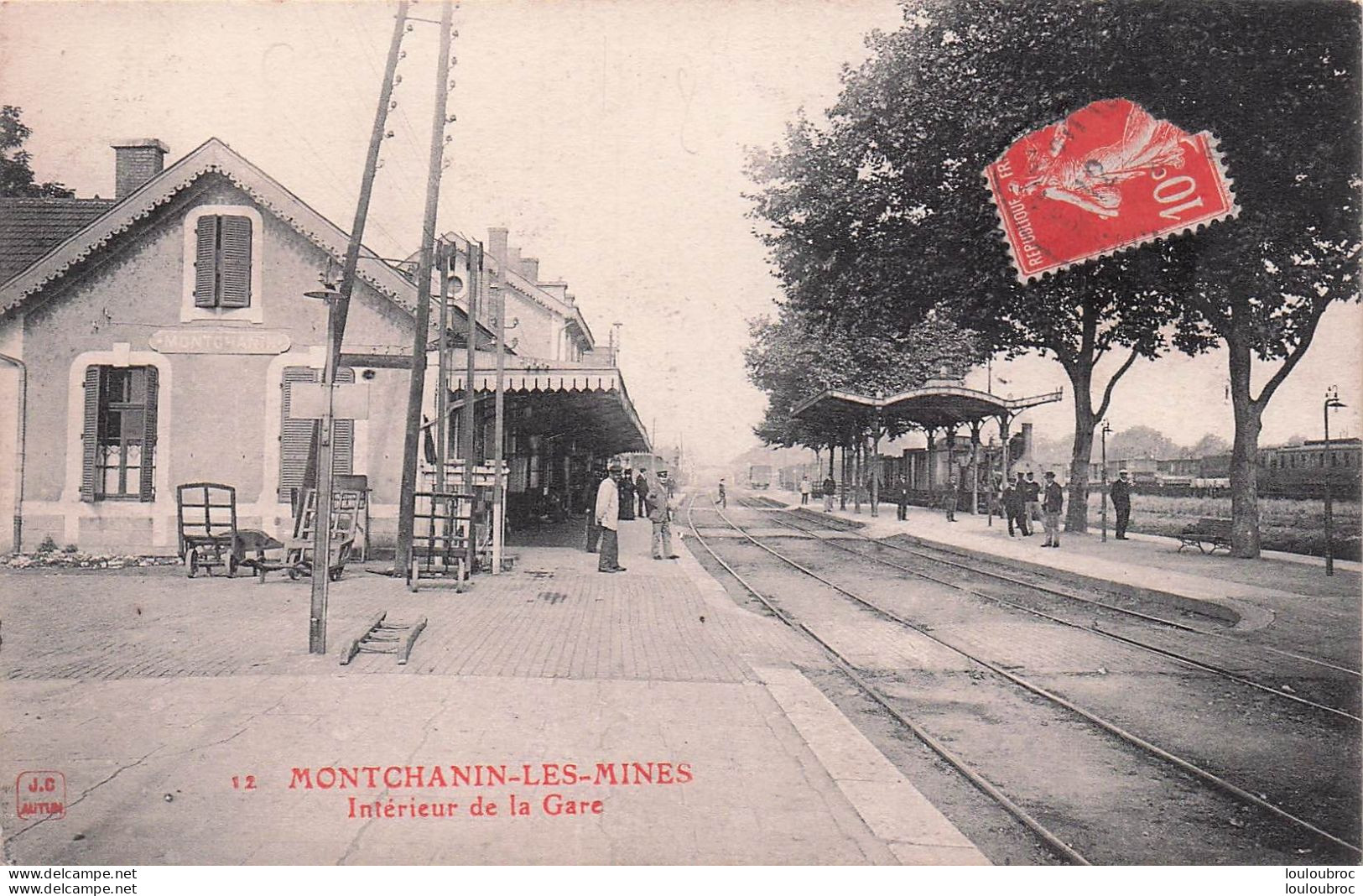 MONTCHANIN LES MINES INTERIEUR  DE LA GARE - Other & Unclassified