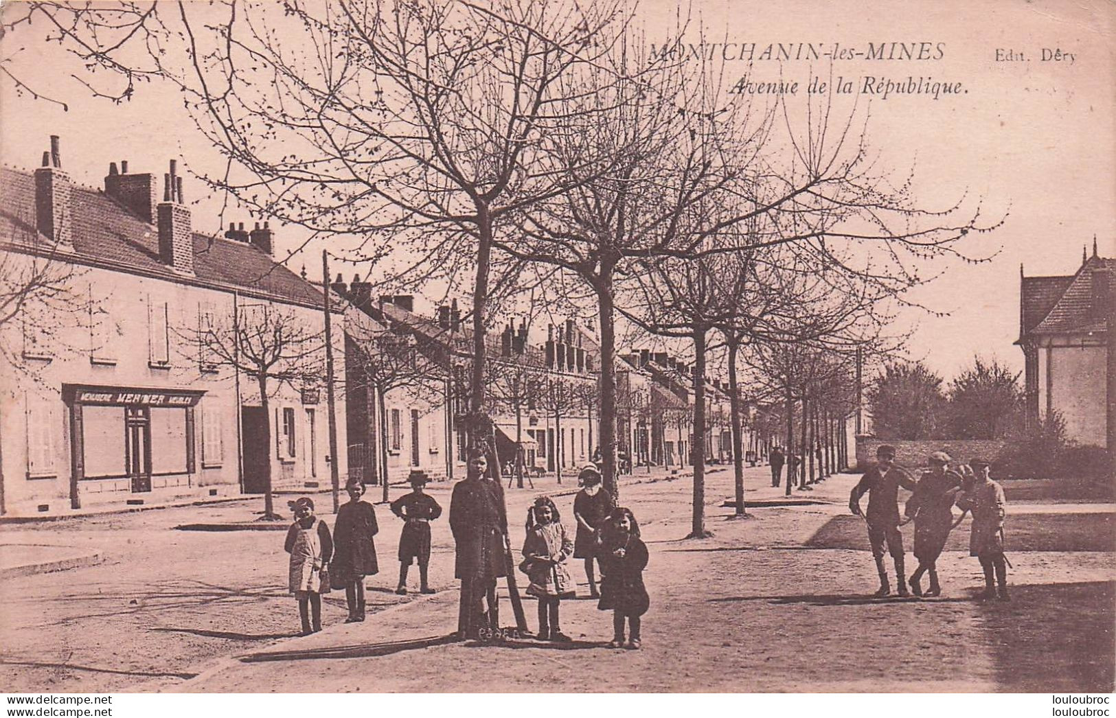 MONTCHANIN LES MINES AVENUE DE LA REPUBLIQUE - Andere & Zonder Classificatie