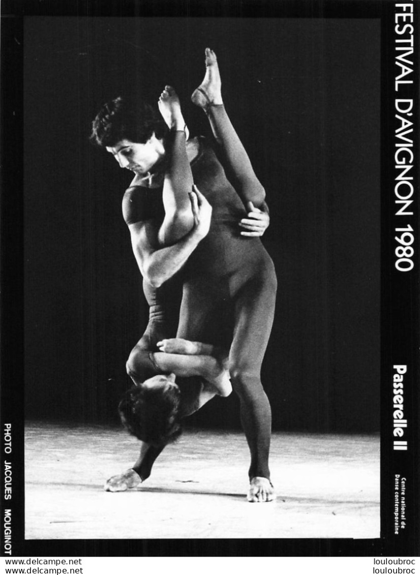 DANSE CLASSIQUE PASSERELLE II   FESTIVAL D'AVIGNON 1980 PHOTO ORIGINALE 20 X 15 CM - Sonstige & Ohne Zuordnung