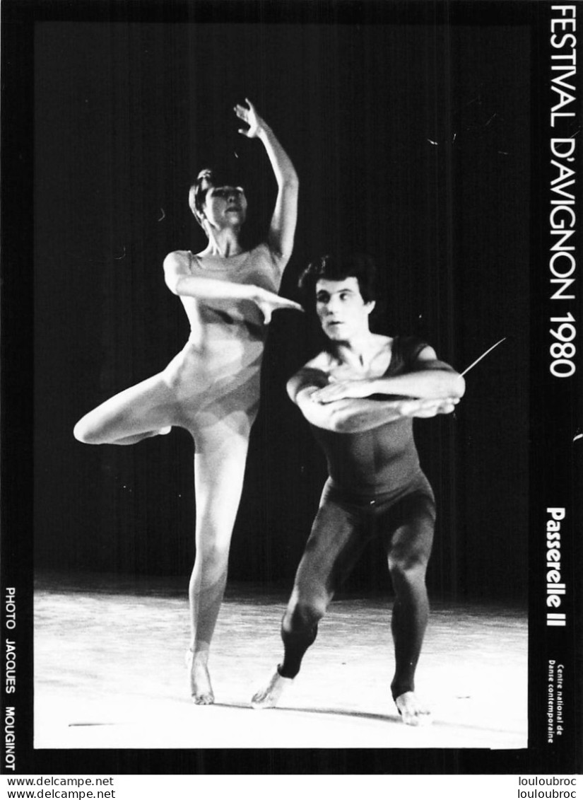 DANSE CLASSIQUE PASSERELLE II   FESTIVAL D'AVIGNON 1980 PHOTO ORIGINALE 20 X 15 CM R1 - Sonstige & Ohne Zuordnung