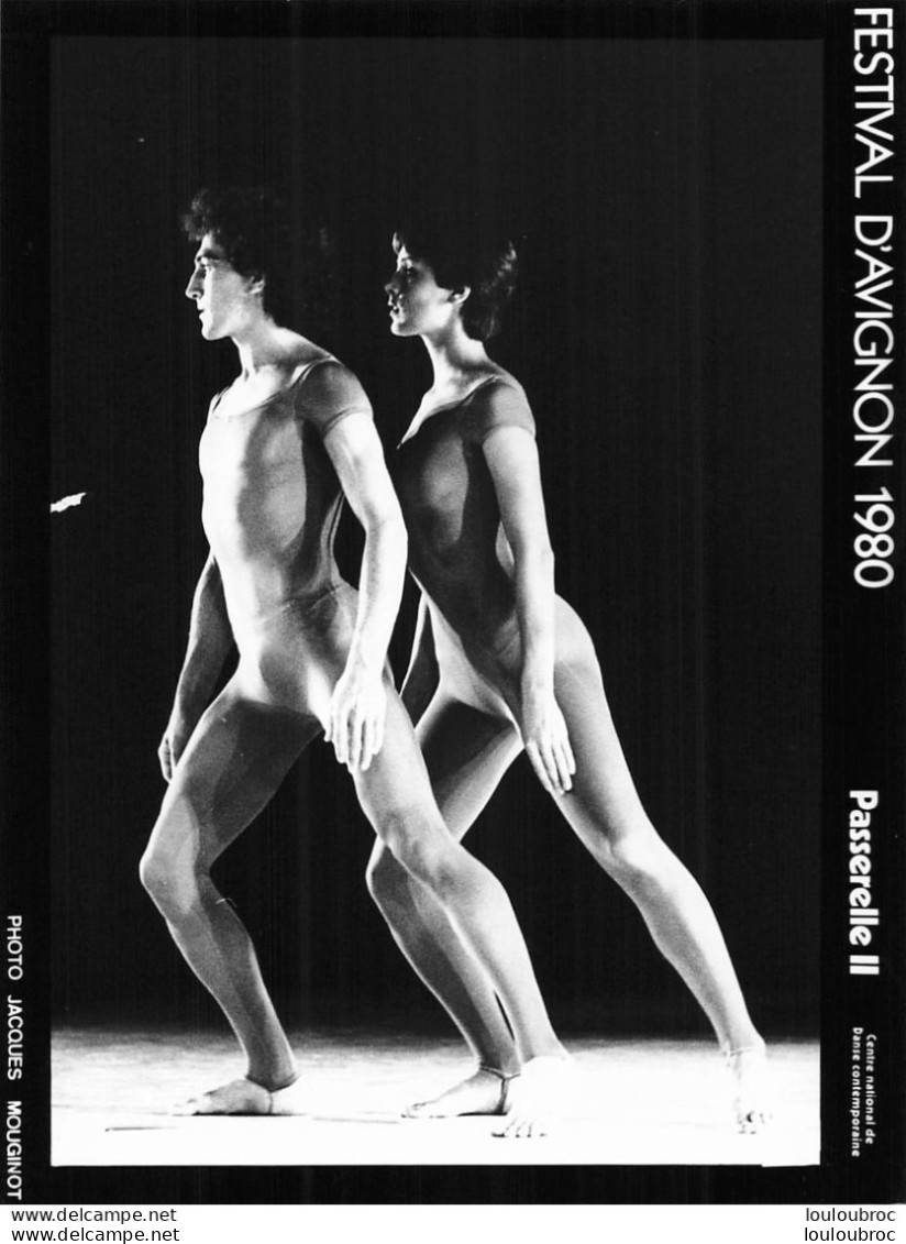 DANSE CLASSIQUE PASSERELLE II   FESTIVAL D'AVIGNON 1980 PHOTO ORIGINALE 20 X 15 CM R3 - Sonstige & Ohne Zuordnung