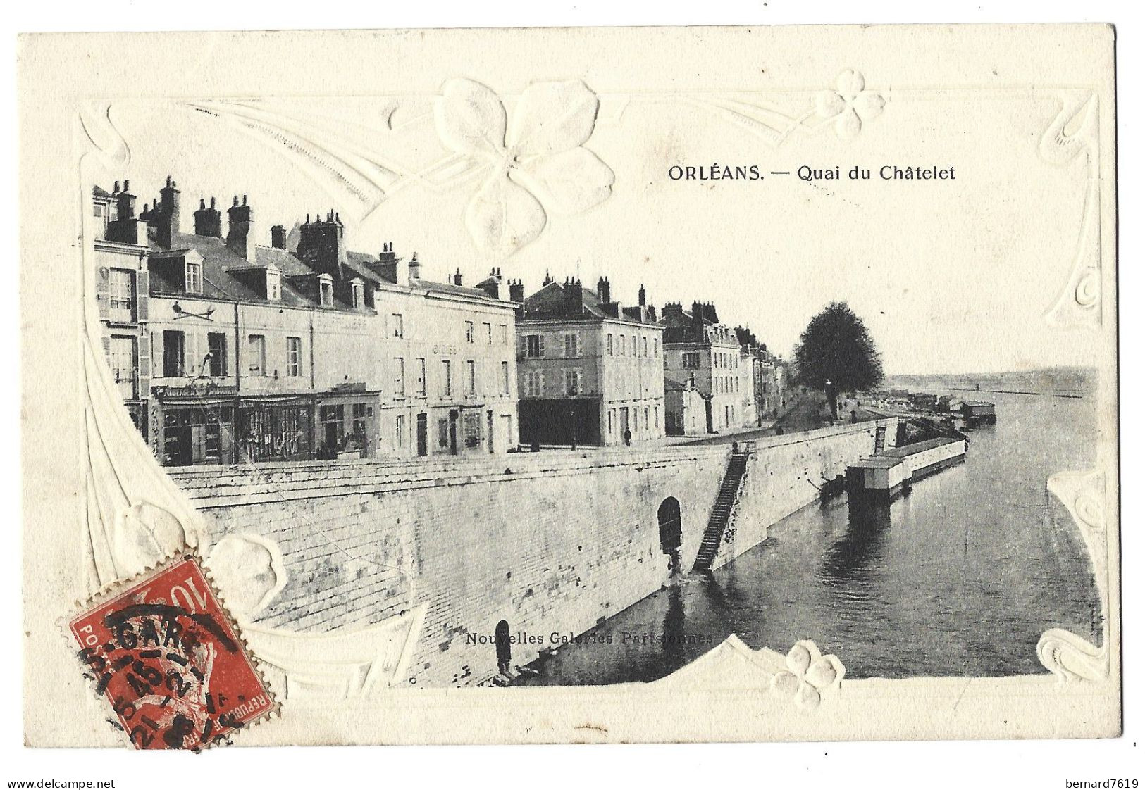 45 Orleans -quai Du Chateet - En  Leger Relief - Orleans