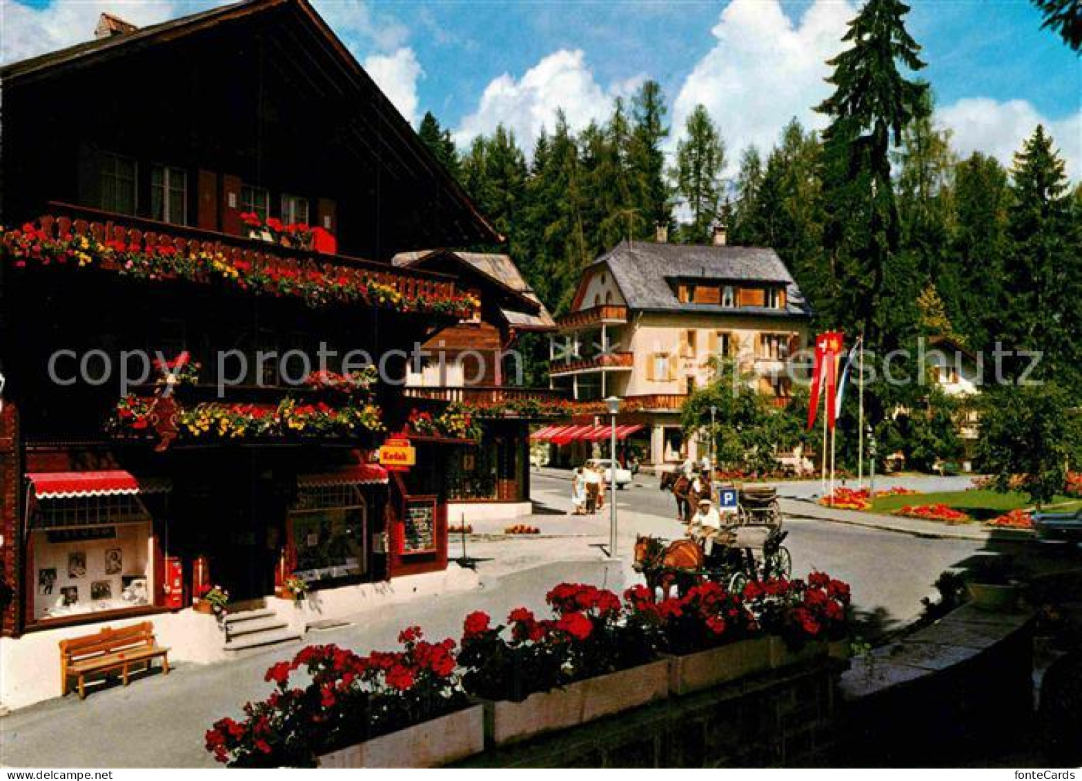 12889687 Flims Waldhaus Postplatz Flims Waldhaus - Autres & Non Classés