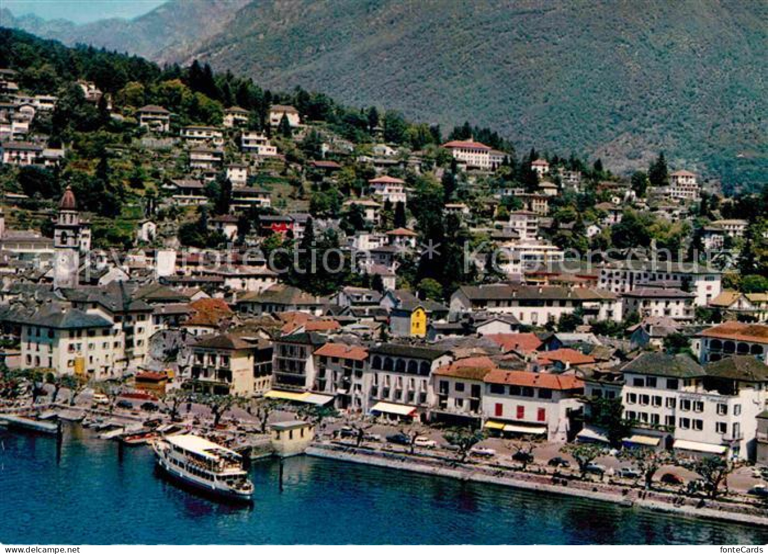 12889597 Ascona Lago Maggiore Fliegeraufnahme Hotel Casa Tamaro Ascona - Other & Unclassified