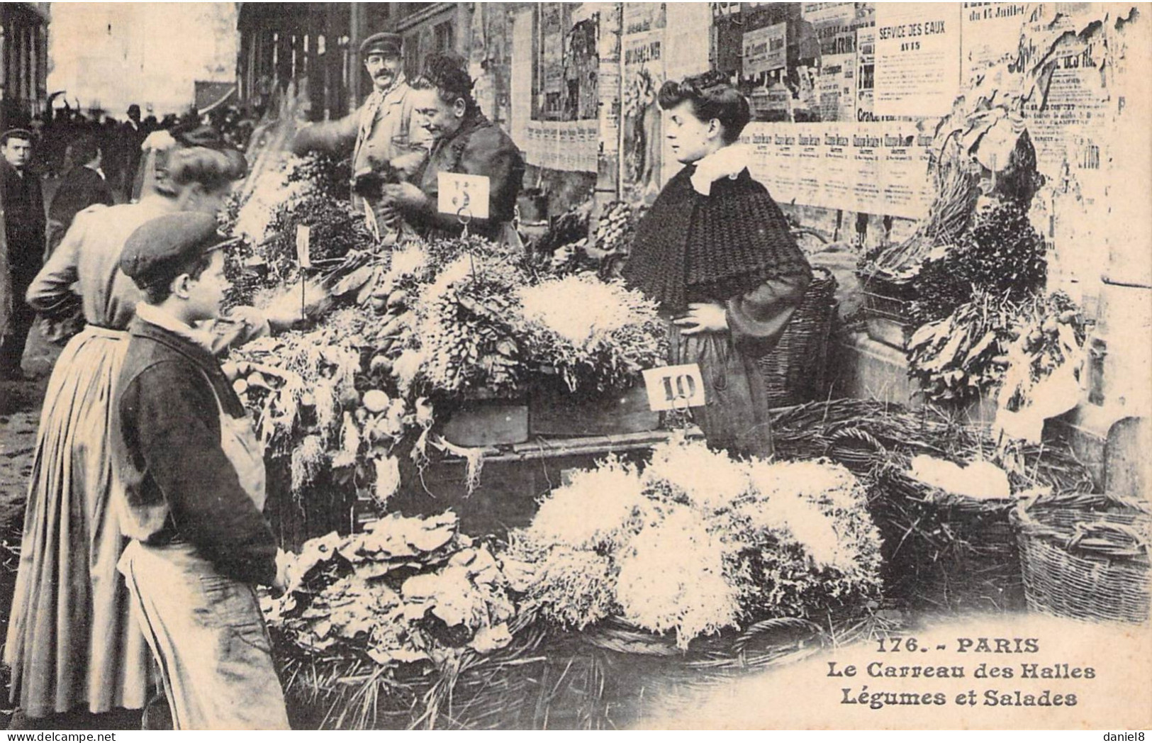 Le Carreau Des Halles - Légumes Et Salades - Petits Métiers à Paris