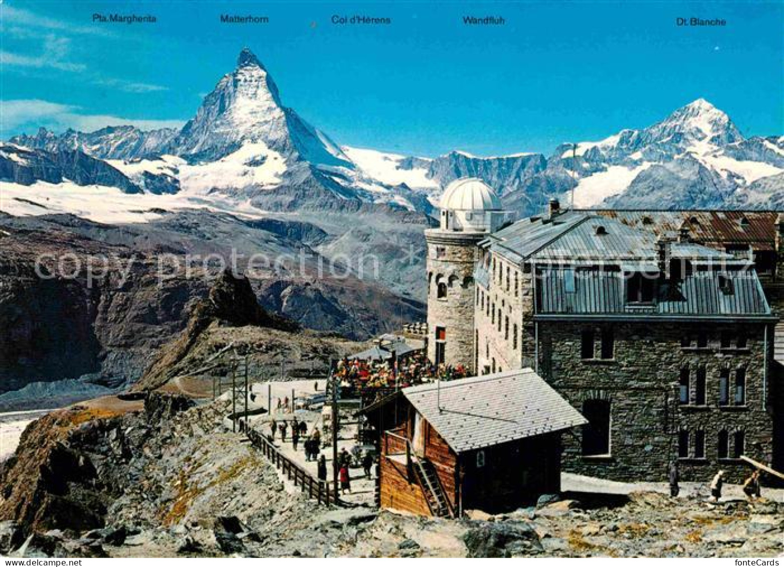 12883997 Zermatt VS Kulmhotel Gornergrat Matterhorn Dent Blanche Walliser Alpen  - Other & Unclassified