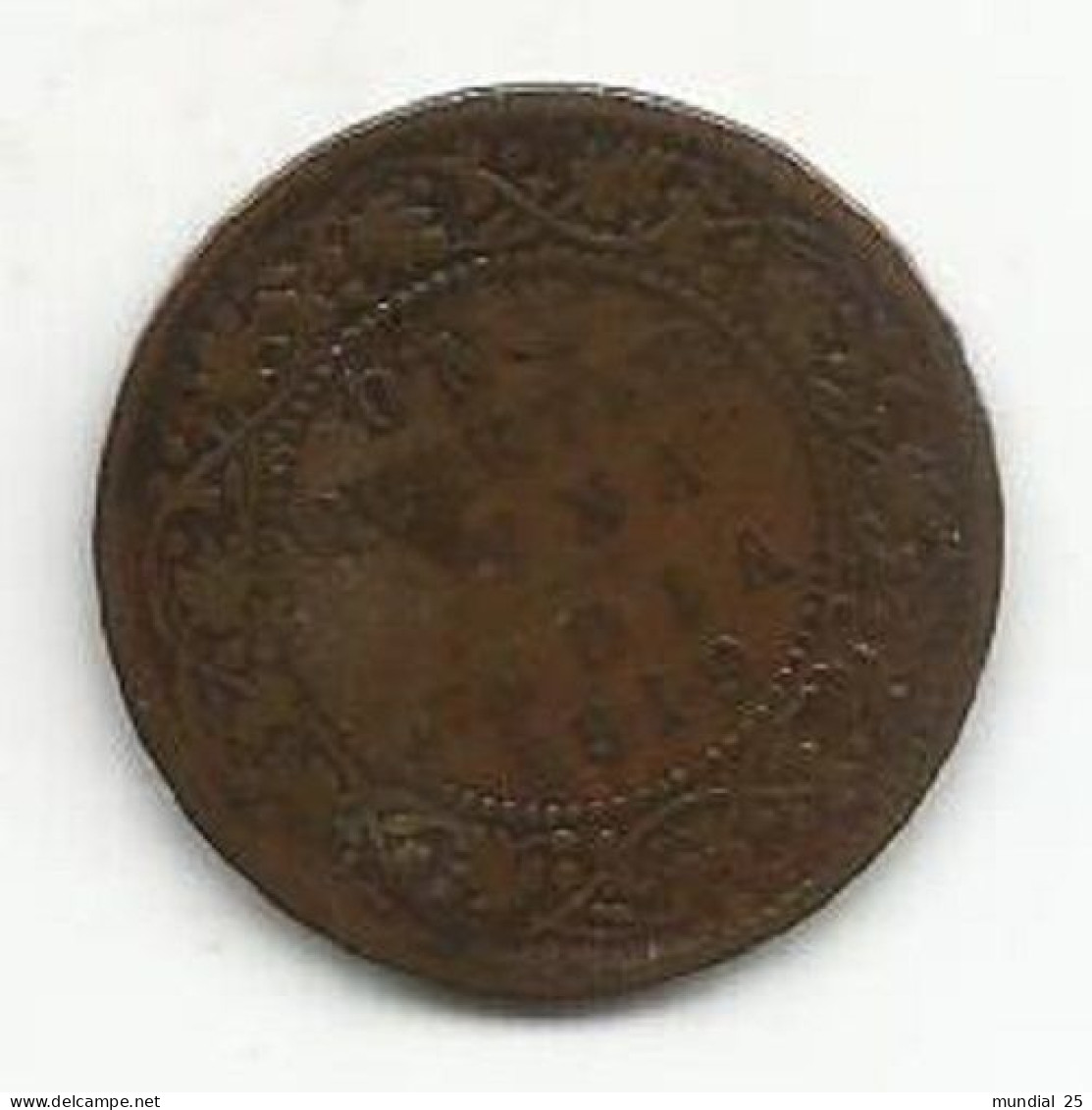 INDIA 1/4 ANNA 1919 - India