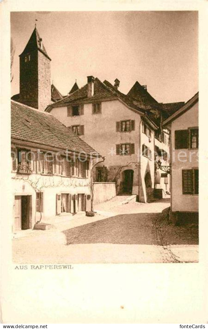 12880677 Rapperswil SG Ortsansicht Sankt Galler Heimatschutz Rapperswil SG - Other & Unclassified