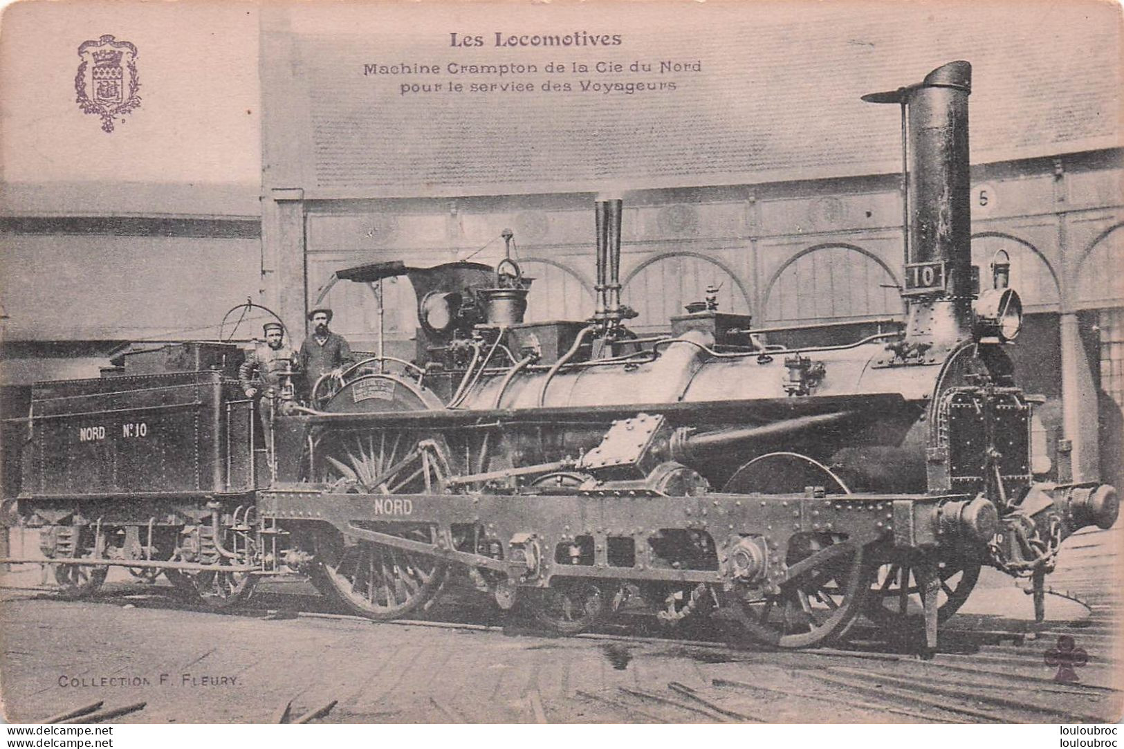 LES LOCOMOTIVES MACHINE CRAMPTON  DE LA CIE DU NORD - Equipment