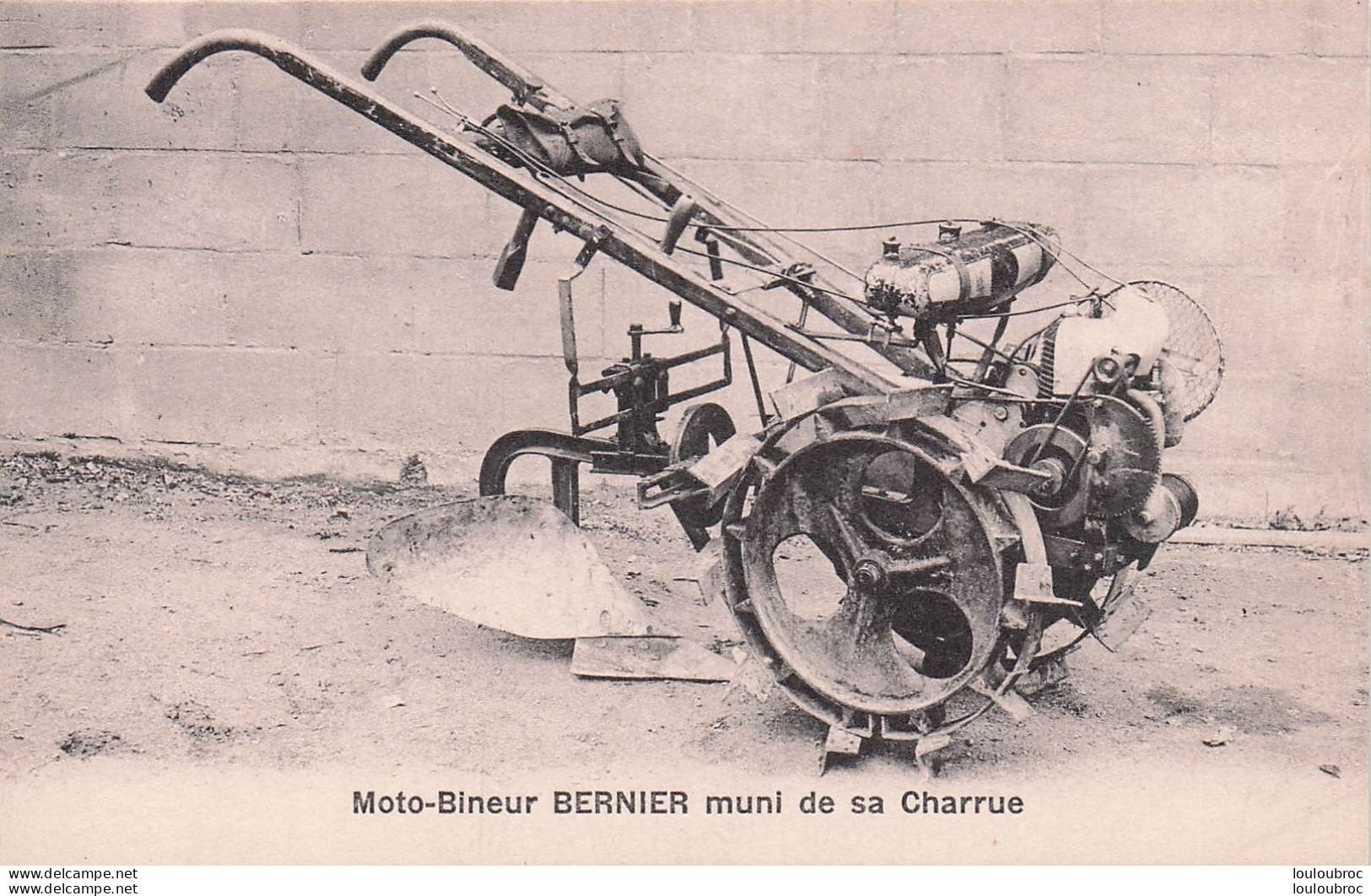 MOTO-BINEUR BERNIER MUNI DE SA CHARRUE - Andere & Zonder Classificatie