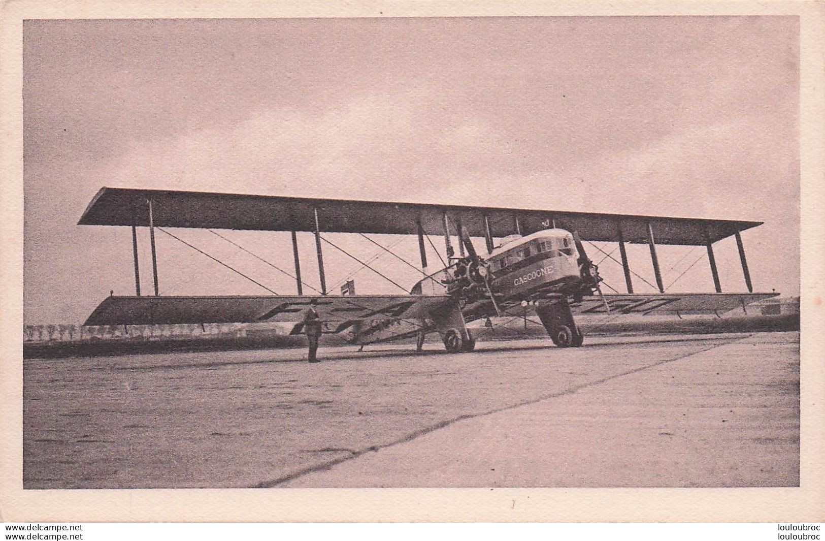 LE " GASCOGNE " GOLIATH FARMAN DE LA COMPAGNIE AIR-UNION *12 PASSAGERS * EQUIPE POUR LES VOLS DE NUIT - 1919-1938: Entre Guerres