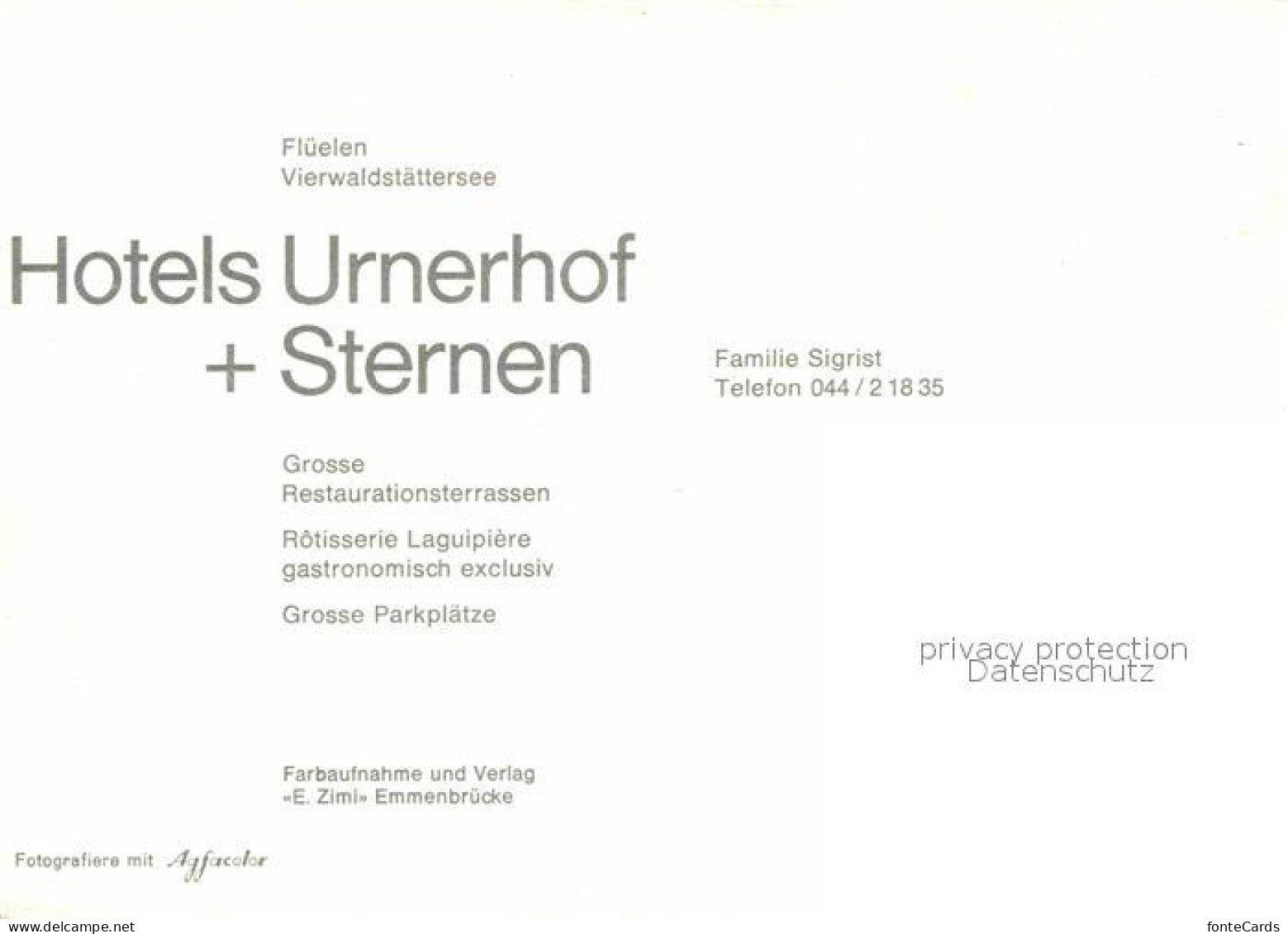 12878459 Flueelen UR Hotels Urnerhof Und Sternen  Flueelen - Other & Unclassified