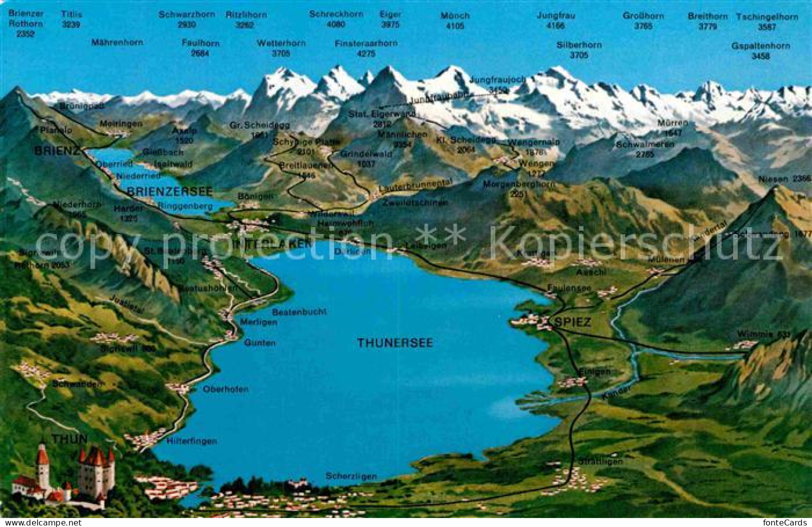 12866599 Thun BE Thunersee Interlaken Brienzersee Thun - Andere & Zonder Classificatie