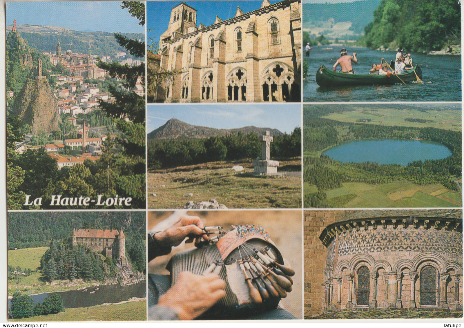 La Haute Loire 43 Carte Circulée Non Timbrée  Multivues ( 8 )  Souvenirs - Autres & Non Classés