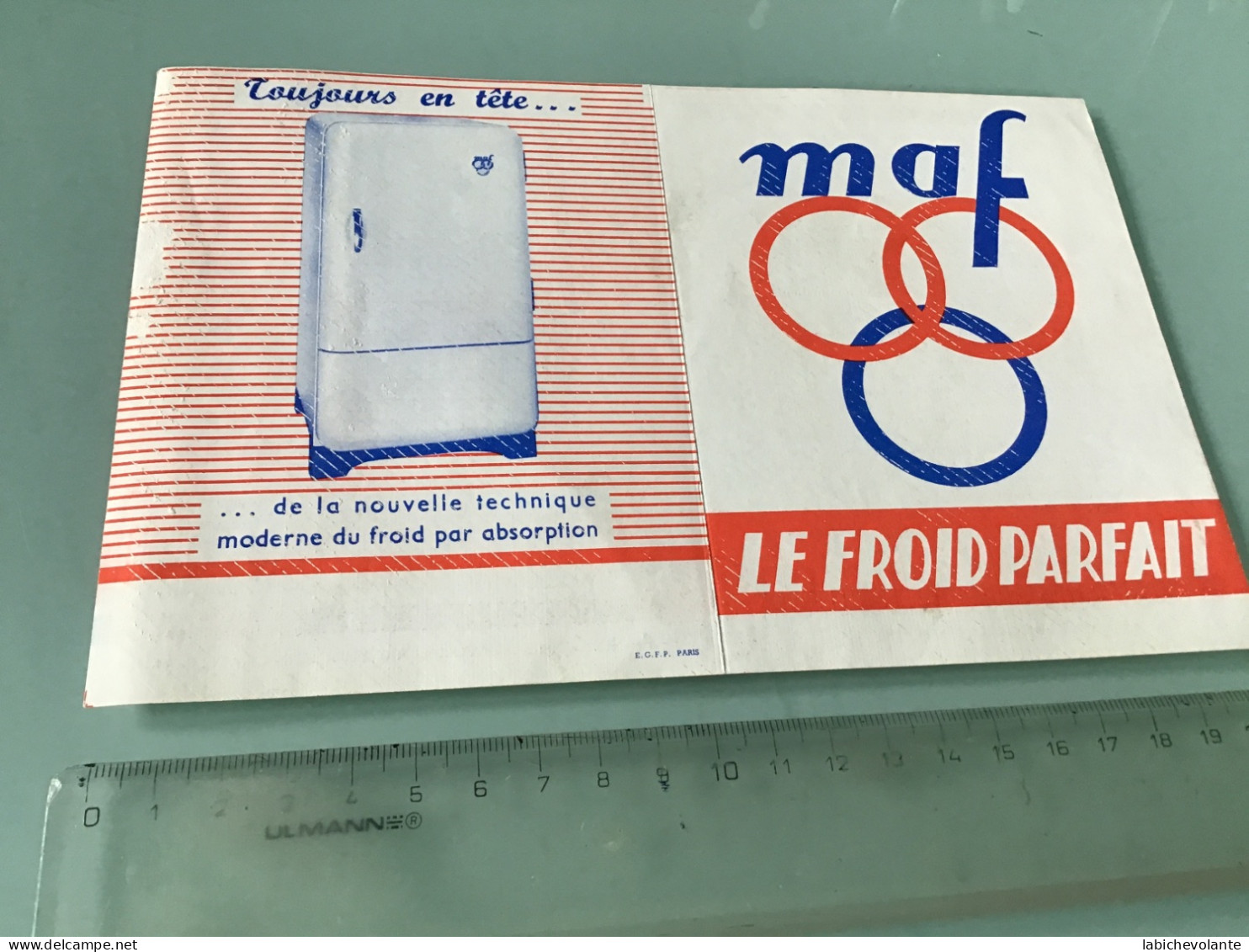 Publicité - Le Réfrigérateur MAF - Advertising