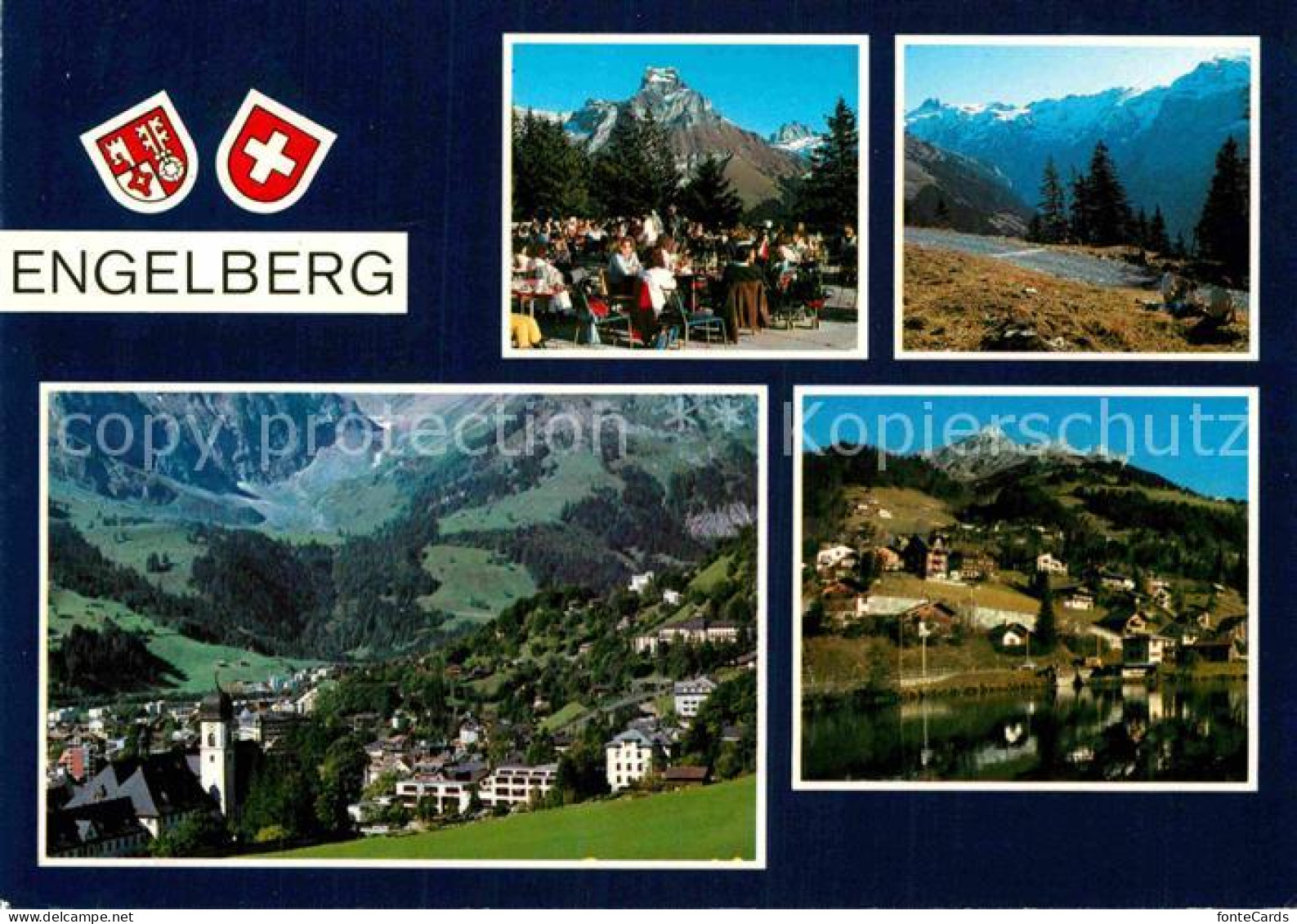 12859017 Engelberg OW Panorama Terrassse Teilansicht  Engelberg - Altri & Non Classificati