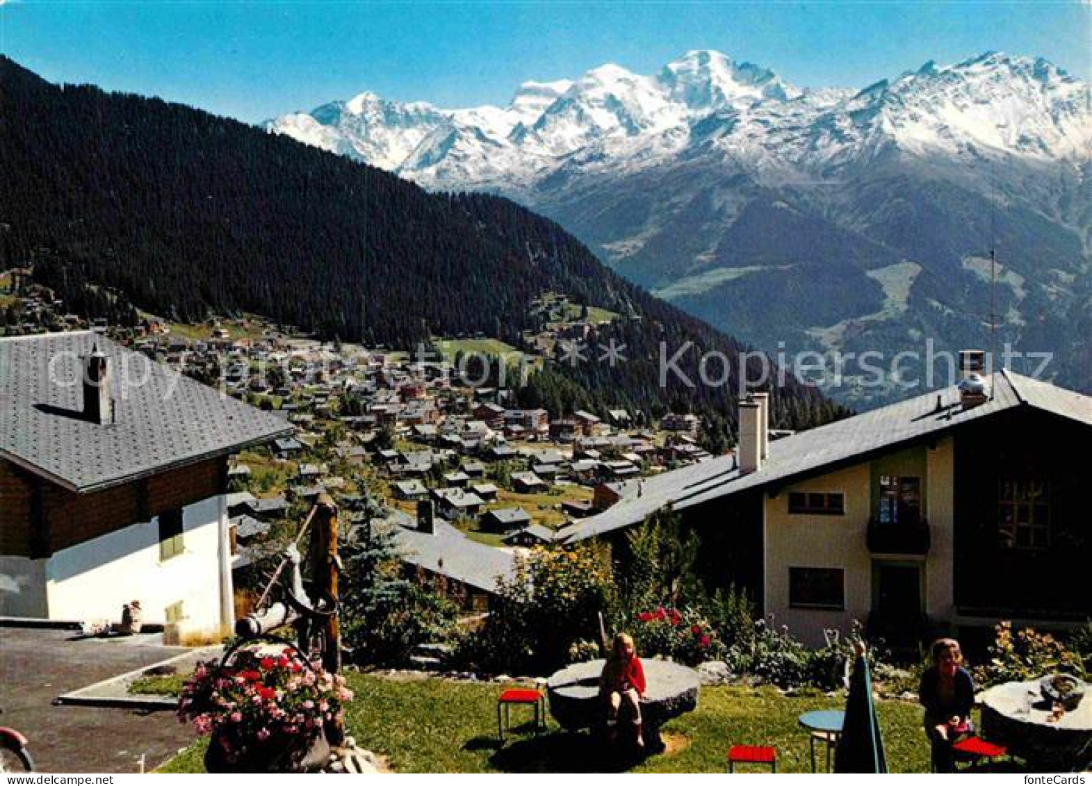 12858909 Verbier Vue Generale En Direction Des Combins Alpes Verbier - Other & Unclassified