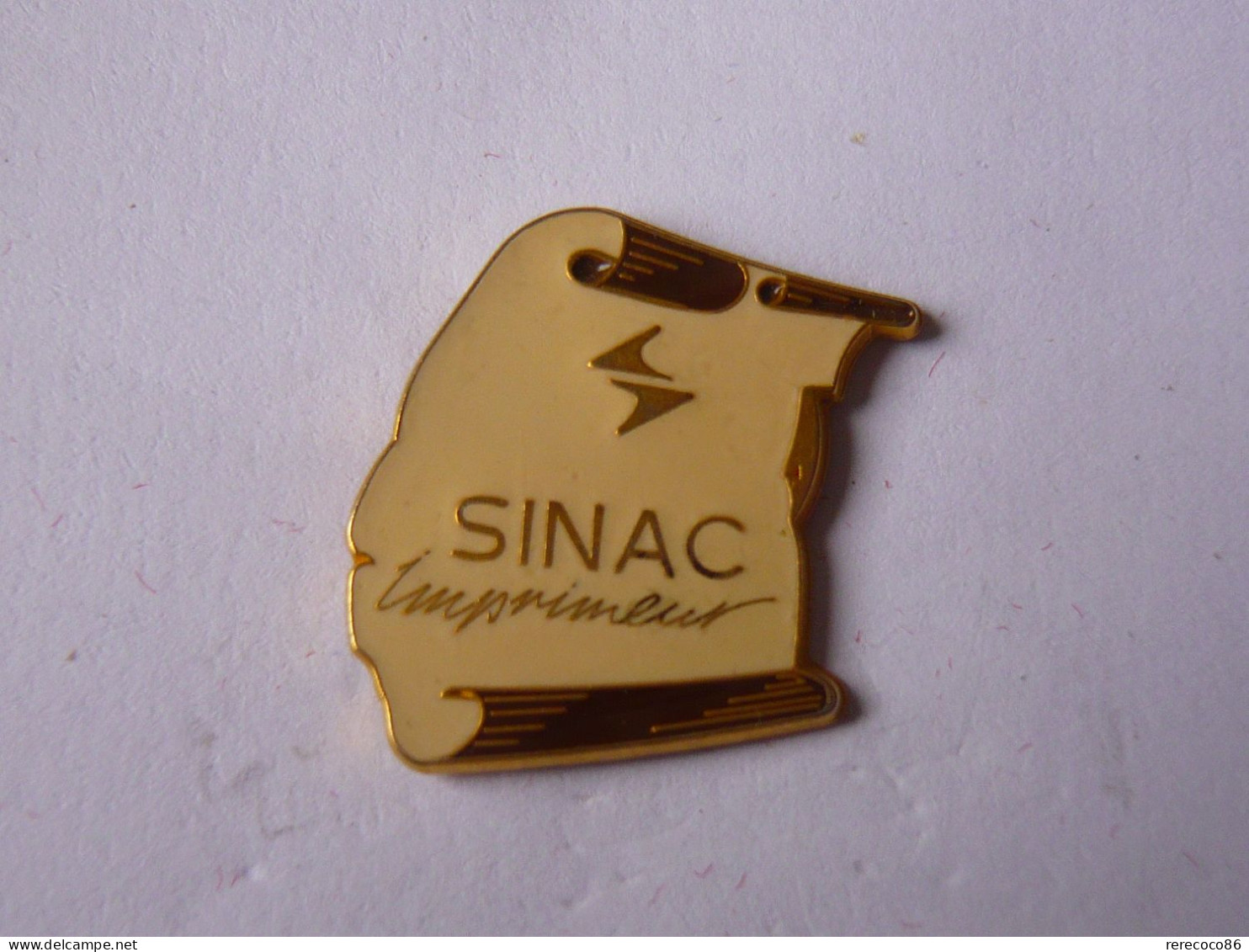 Pin S SINAC IMPRIMEUR A SELESTAT 67 - Ciudades