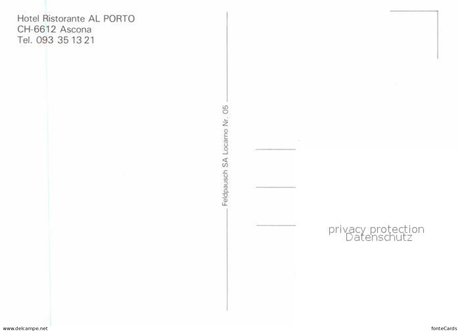 12858879 Ascona Lago Maggiore Hotel Ristorante Al Porto Ascona - Andere & Zonder Classificatie