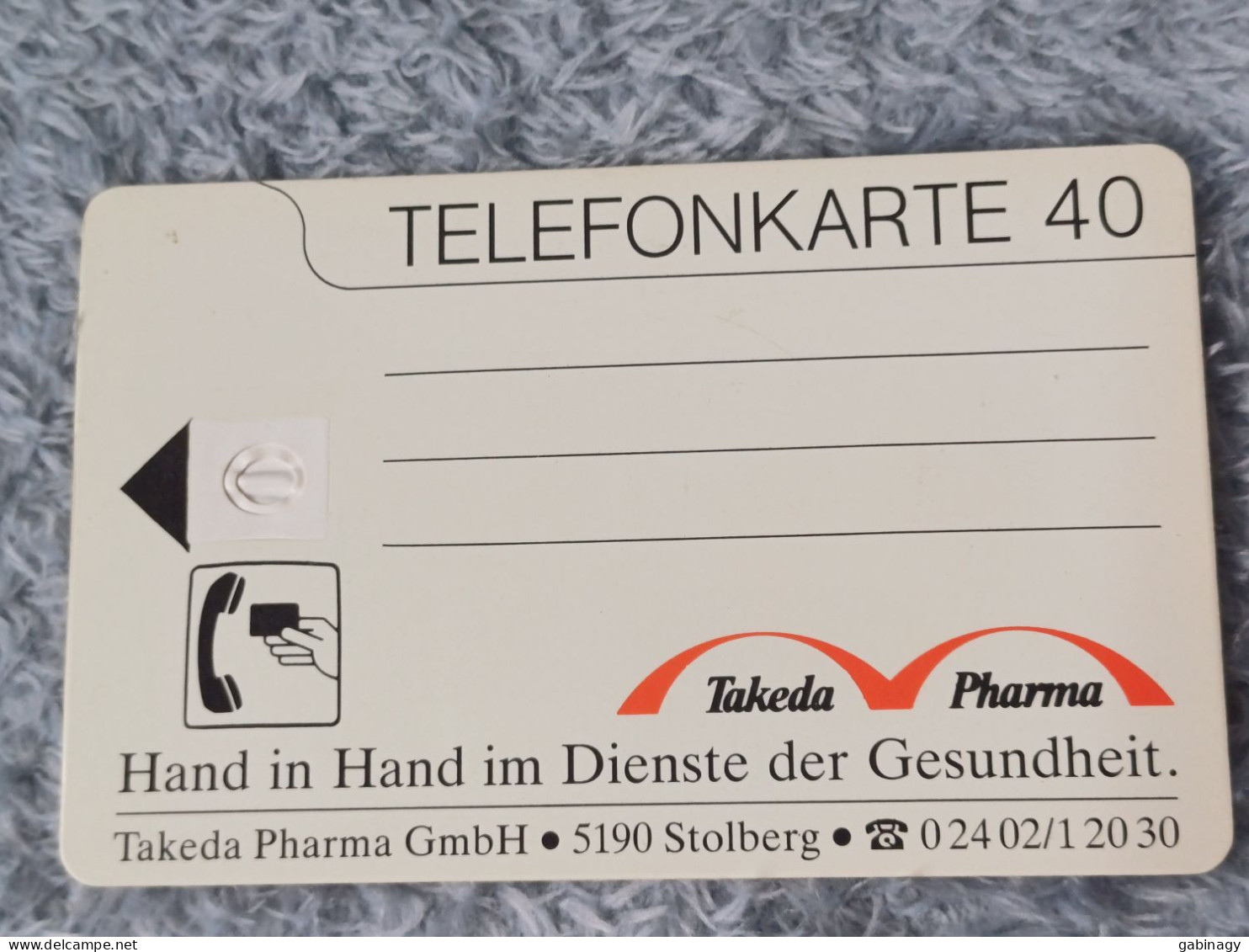 GERMANY-1207 - K 0033 - DUMMY - Takeda Pharma GmbH 3 – Tacef / Pseudocef / Aniflazym 2 - 5.500ex. - K-Series : Série Clients