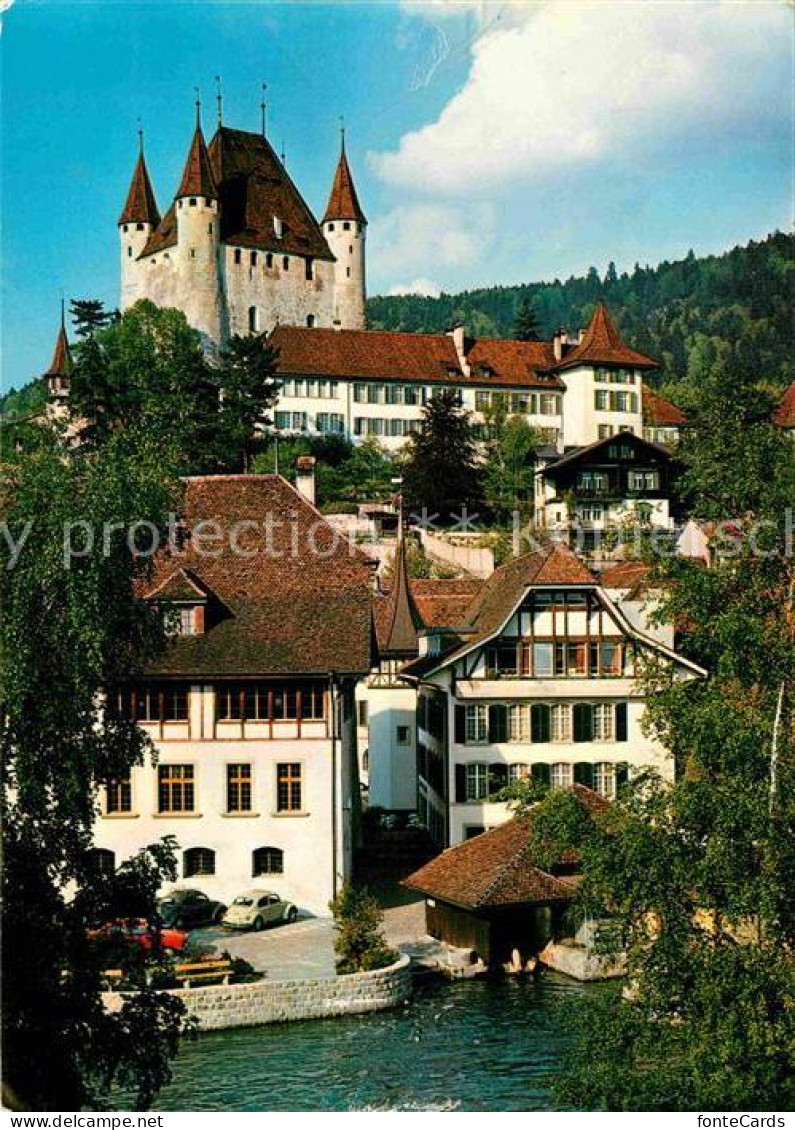 12856997 Thun BE Altstadt Schloss Rathaus Hotel Krone Thun - Andere & Zonder Classificatie