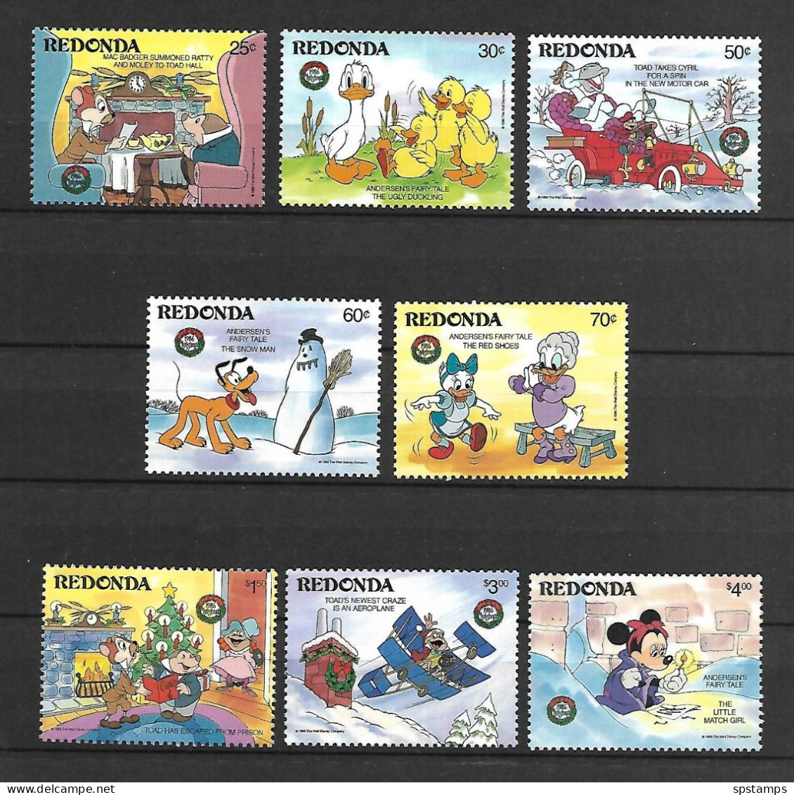 Disney Set Redonda 1986 Andersen's Fairy Tales MNH - Disney