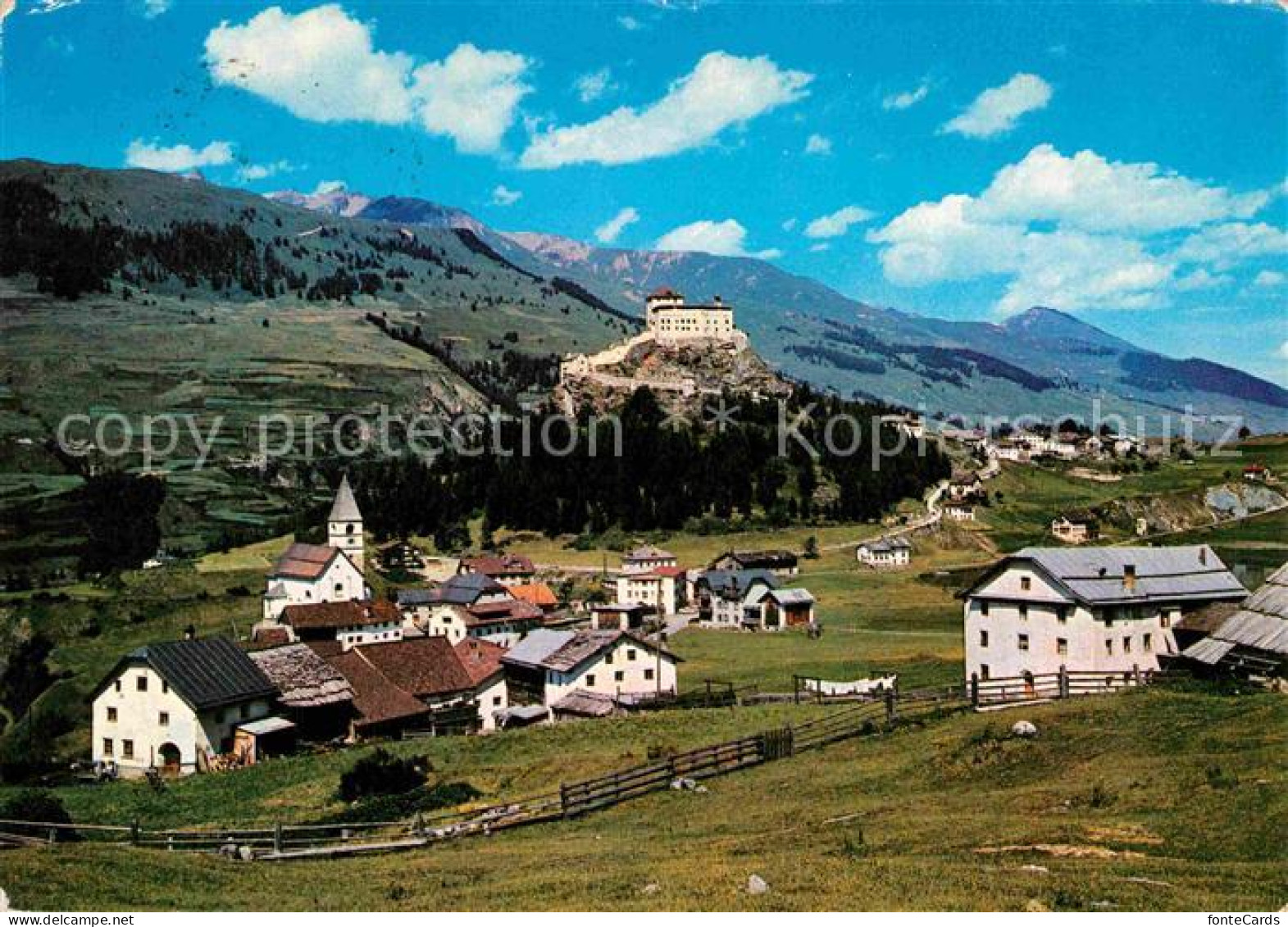 12856987 Tarasp Mit Schloss Alpen Tarasp - Otros & Sin Clasificación