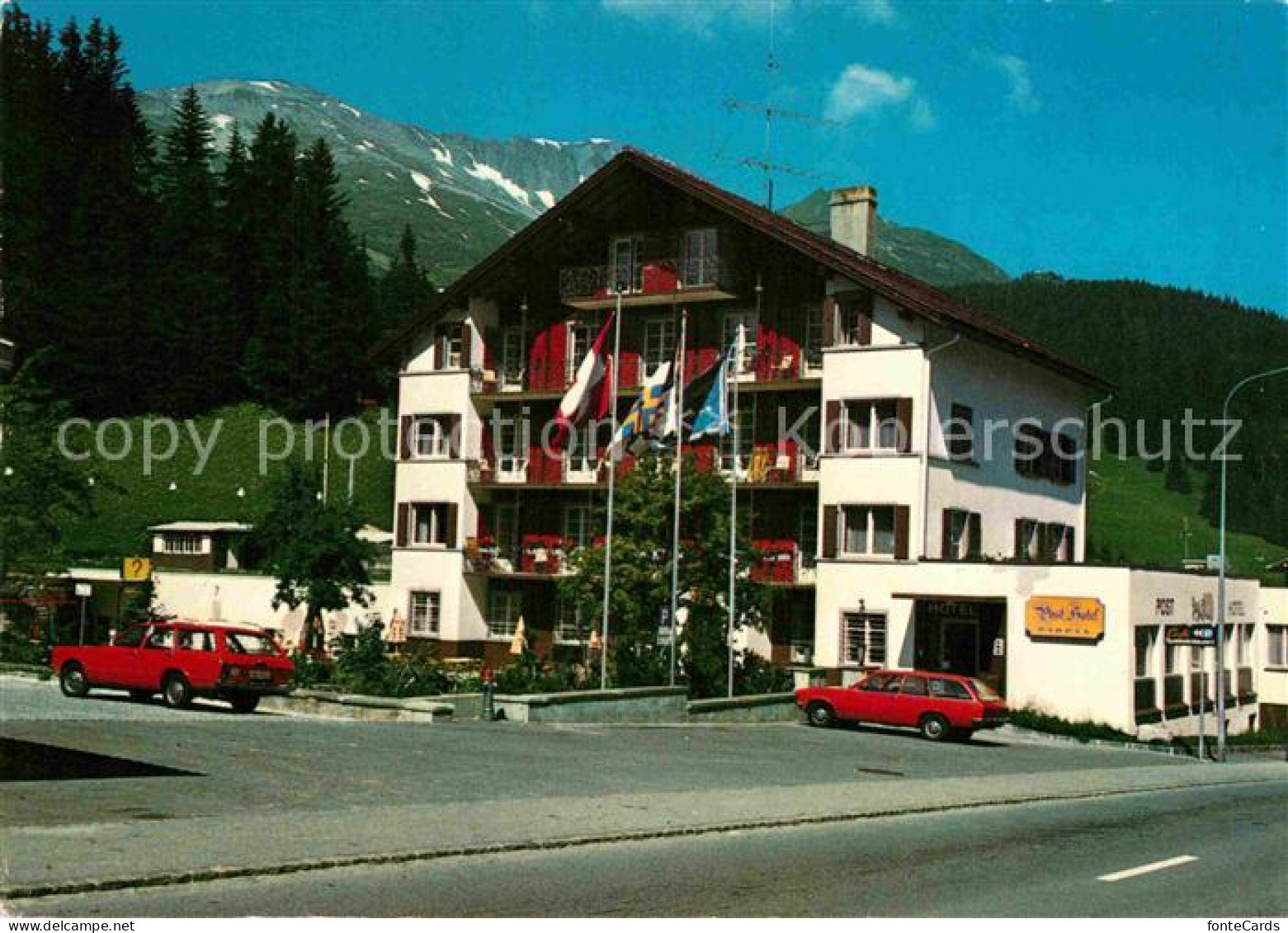 12856099 Parpan Posthotel Mit Staetzerhorn Plessuralpen Parpan - Autres & Non Classés