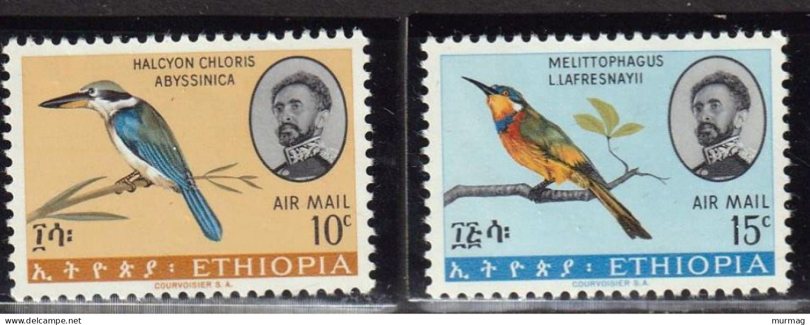 ETHIOPIE - Faune, Oiseaux - Y&T PA 94-98 - 1966 - MNH - Etiopia