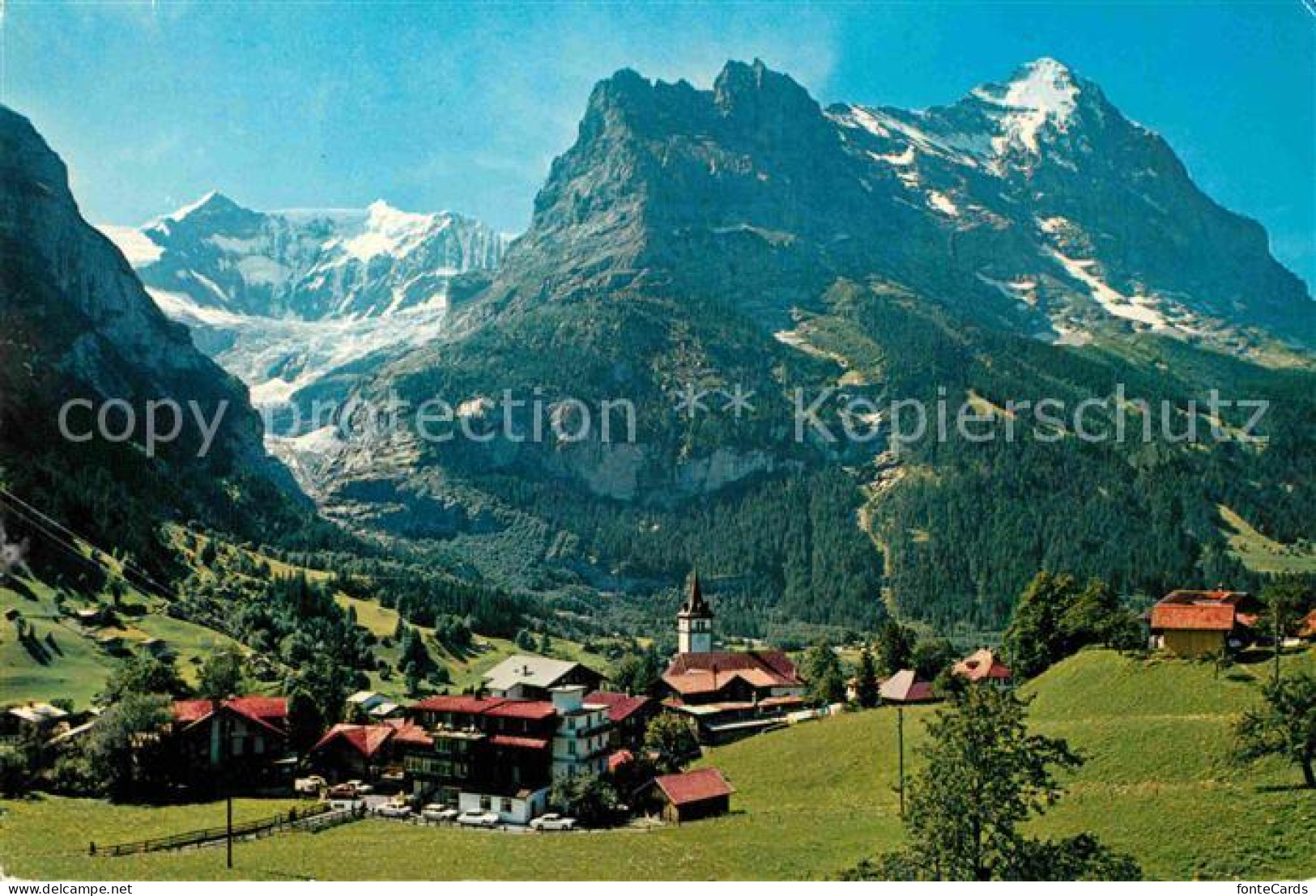 12855269 Grindelwald Fiescherhoerner Hoernli Und Eiger Grindelwald - Andere & Zonder Classificatie