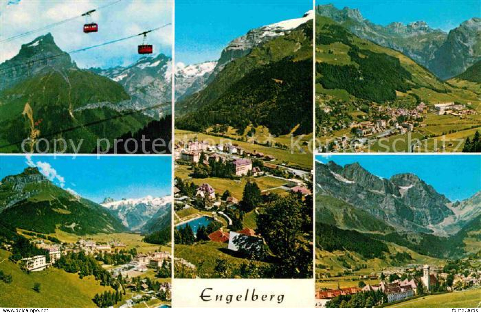 12853877 Engelberg OW Gesamtansicht Mit Alpenpanorama Bergbahn Engelberg - Sonstige & Ohne Zuordnung